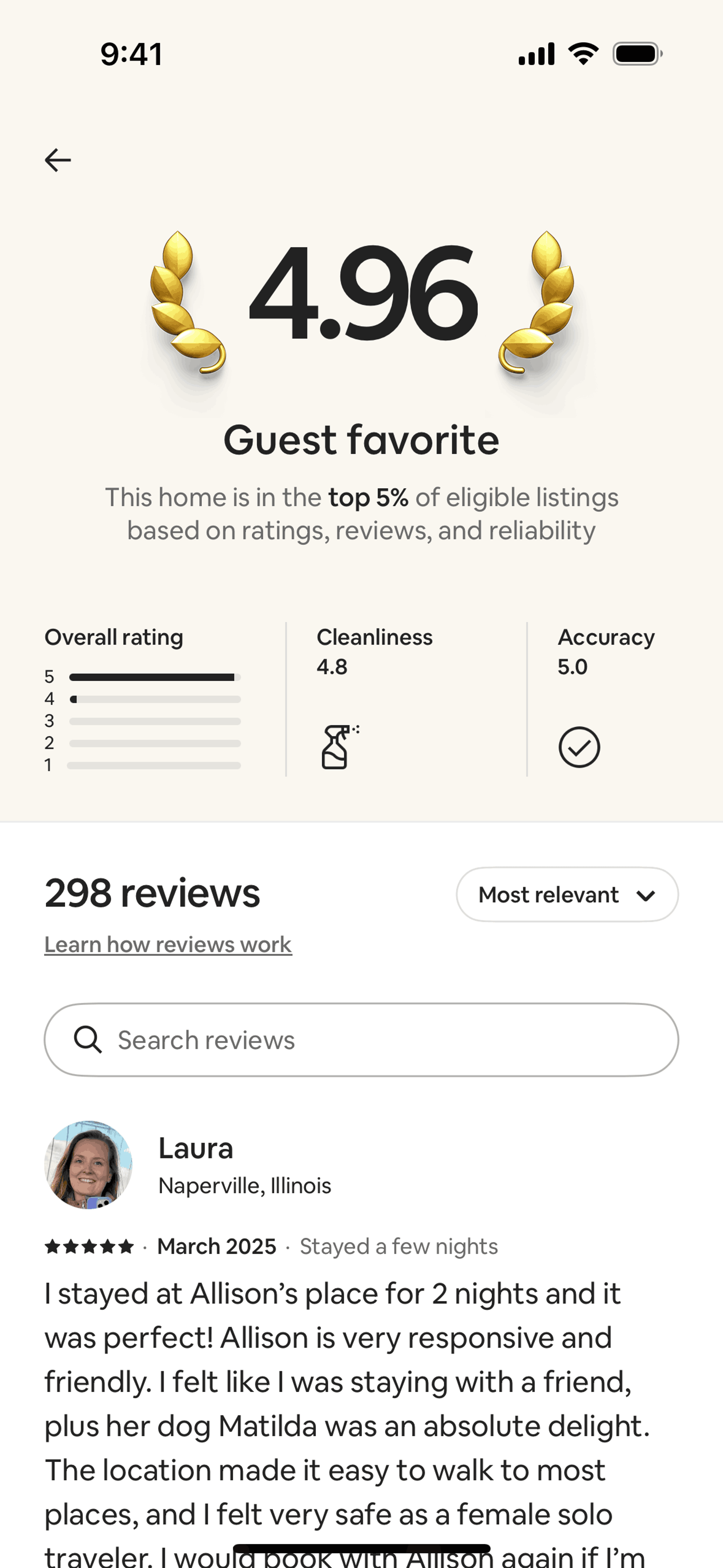 Airbnb iOS Real Estate interface screenshot 13