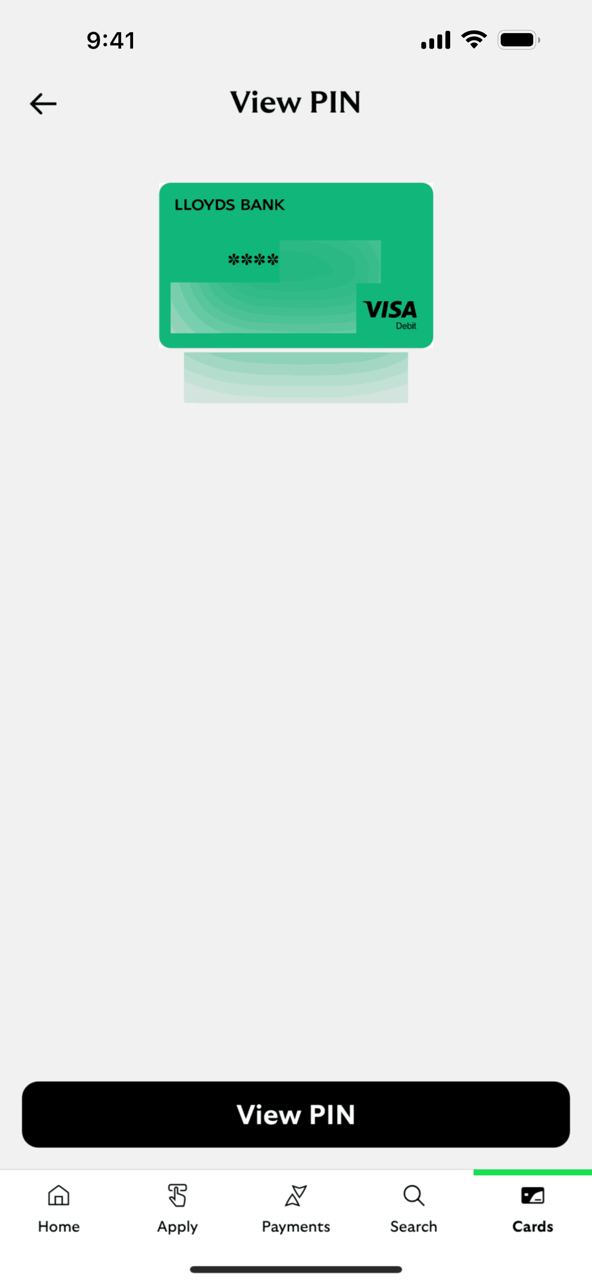 Lloyds Mobile Banking iOS Finance interface screenshot 15