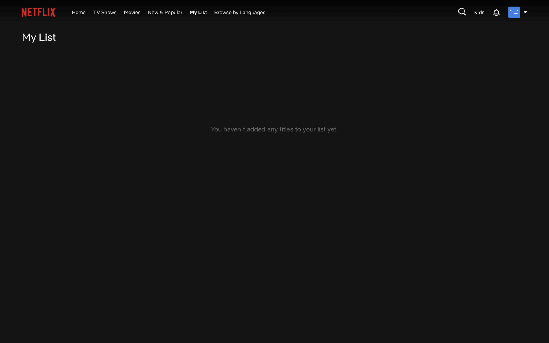 Netflix Web Entertainment interface screenshot 8