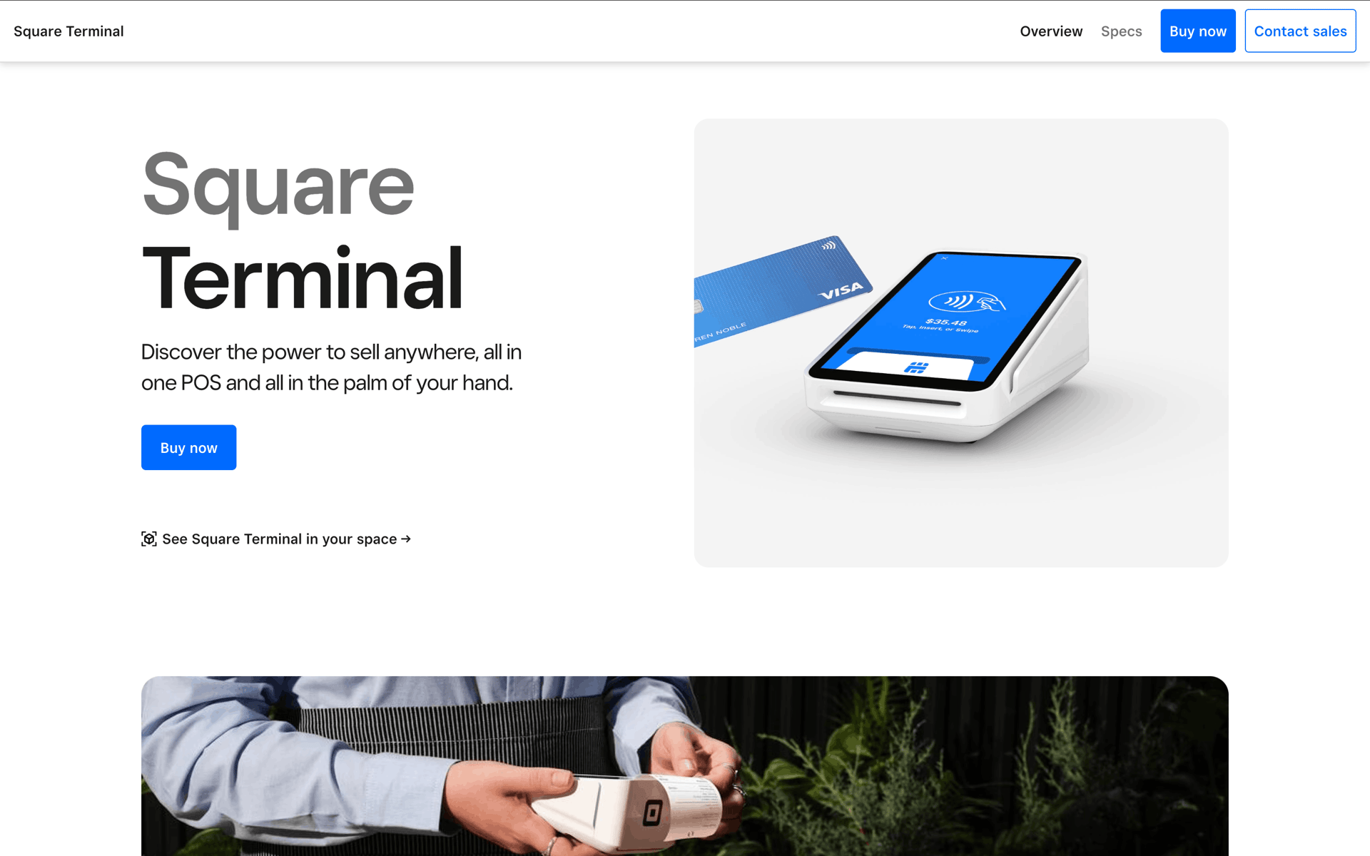 Square Web Finance interface screenshot 19