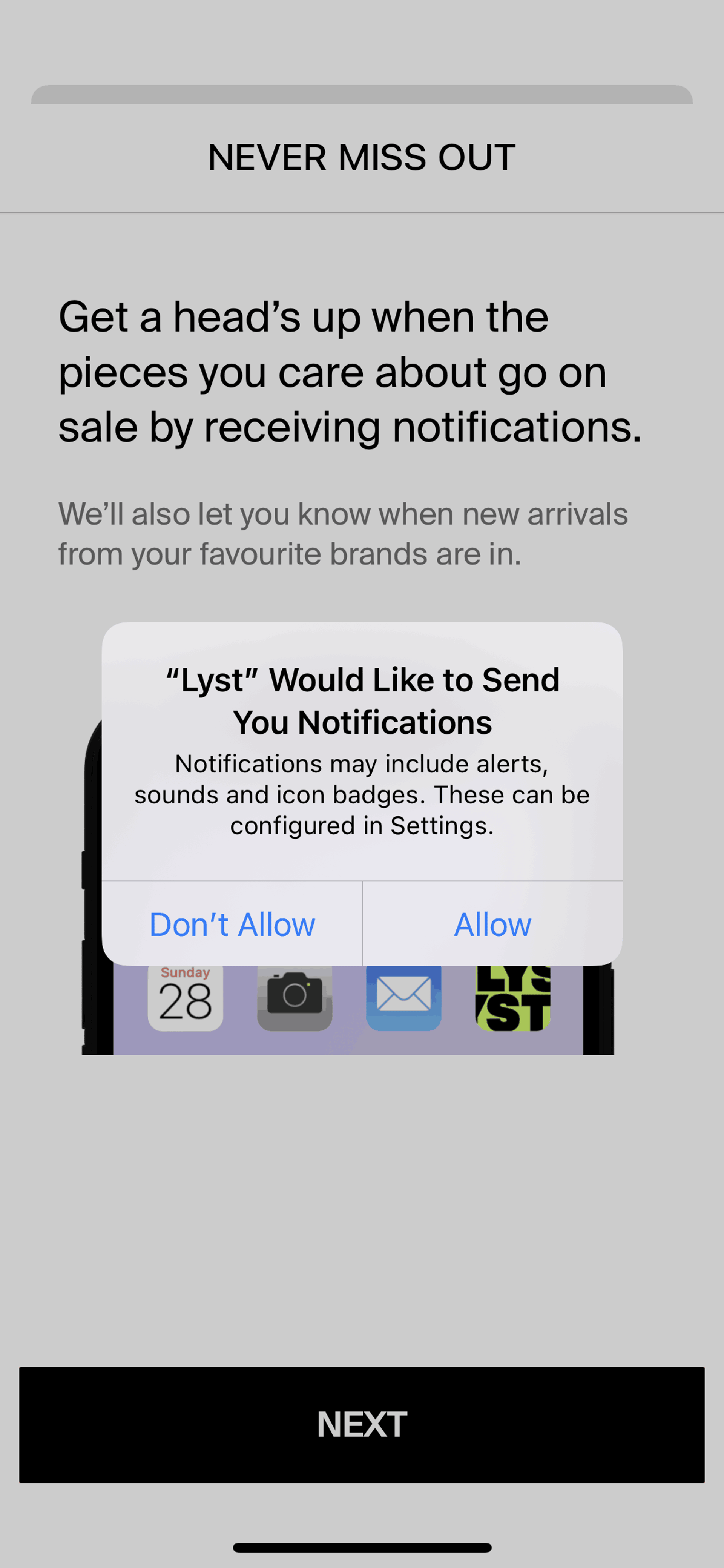 Lyst iOS Shopping interface screenshot 15