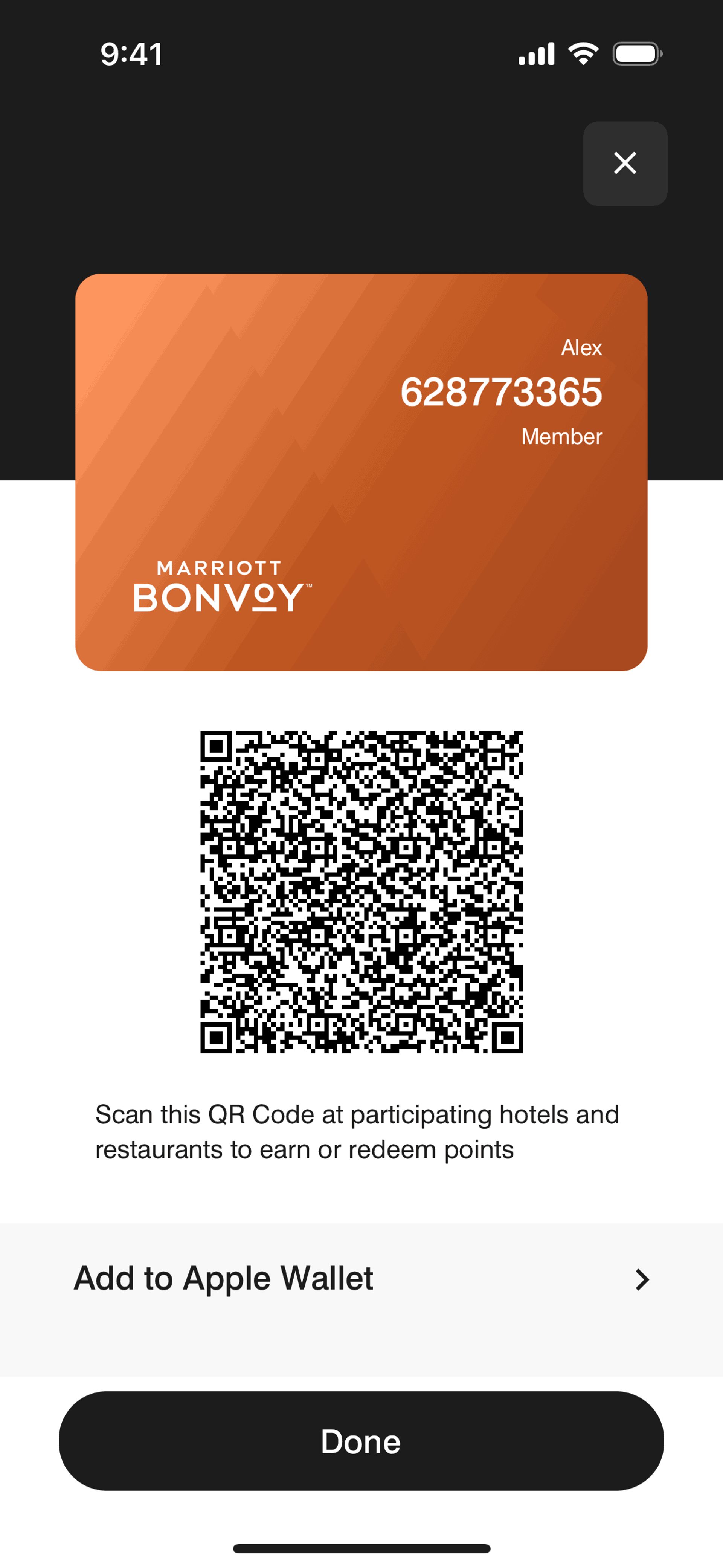 Marriott Bonvoy iOS Travel & Transportation interface screenshot 23