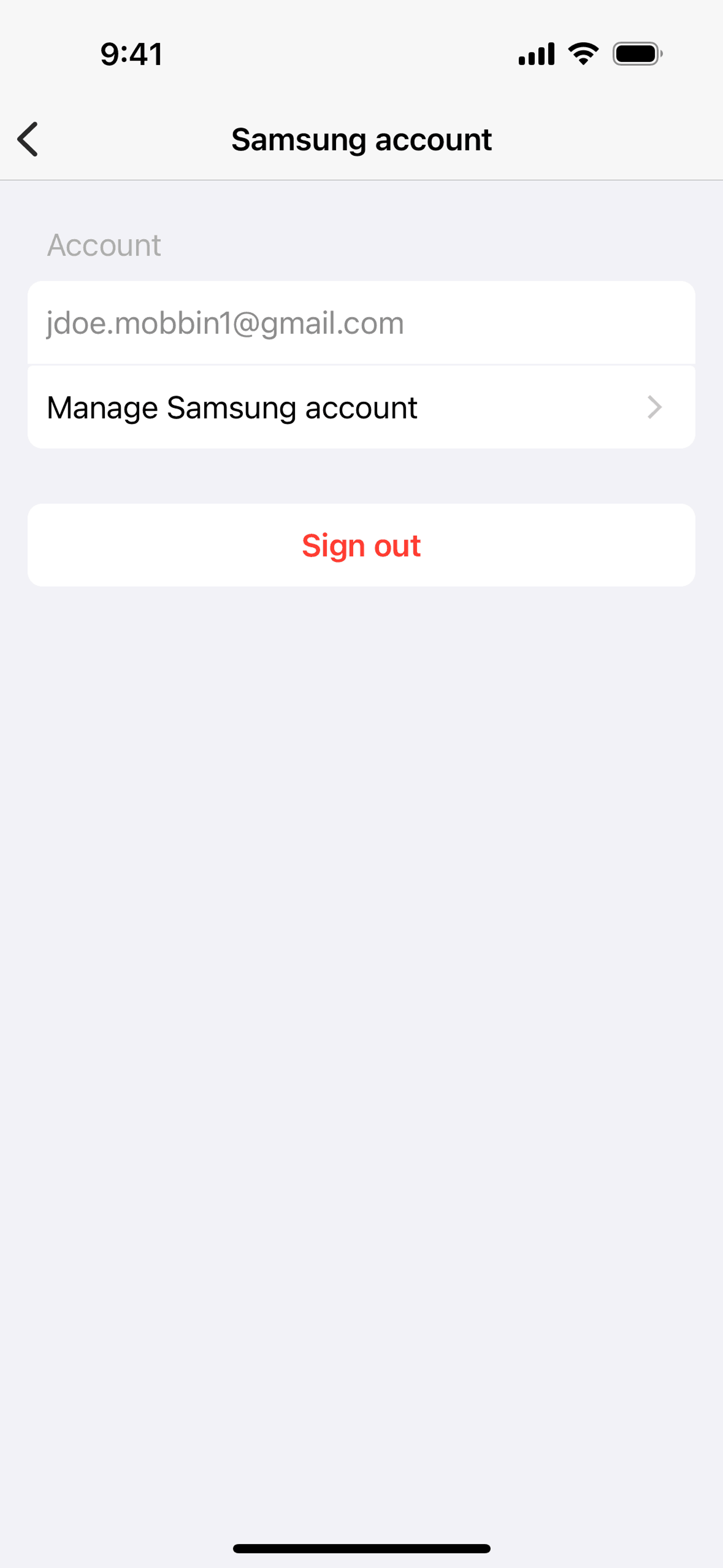 SmartThings iOS Productivity interface screenshot 23
