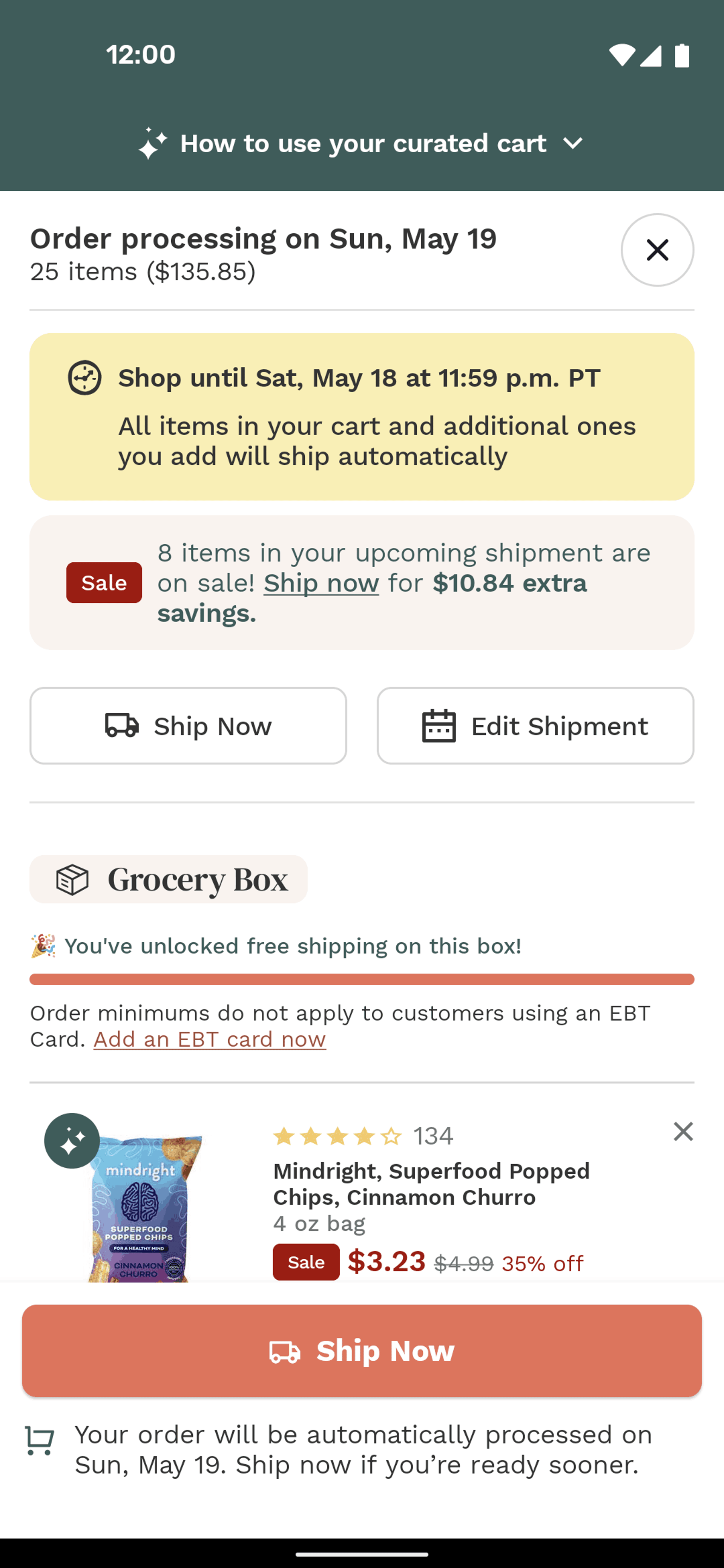 Thrive Market Android Shopping interface screenshot 21