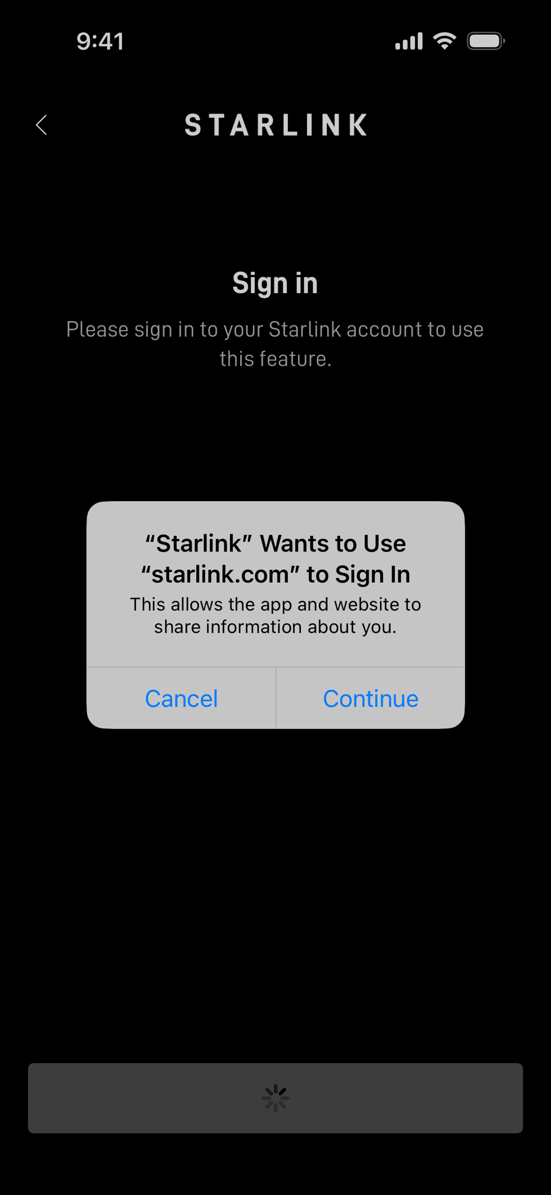 Starlink iOS Utilities interface screenshot 6