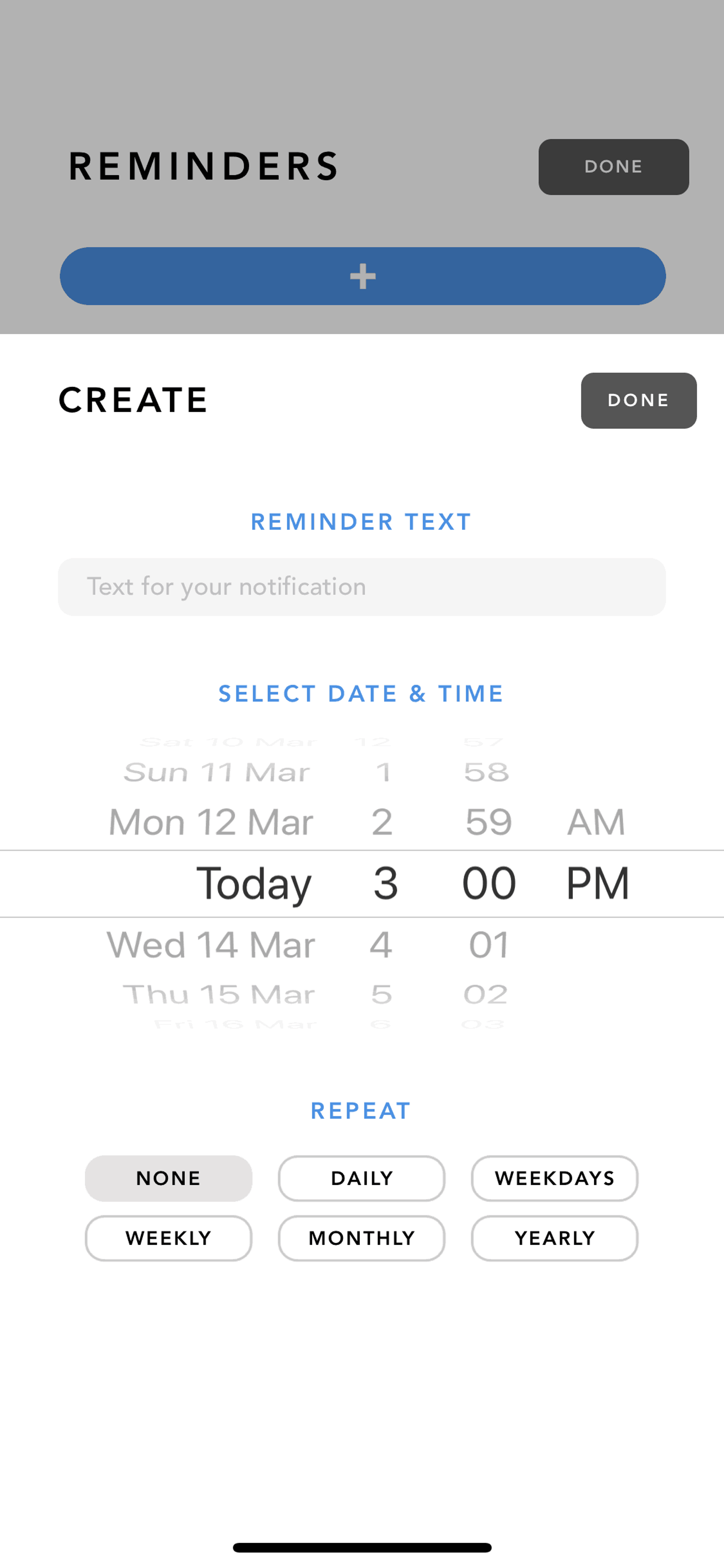 Done iOS Productivity interface screenshot 18