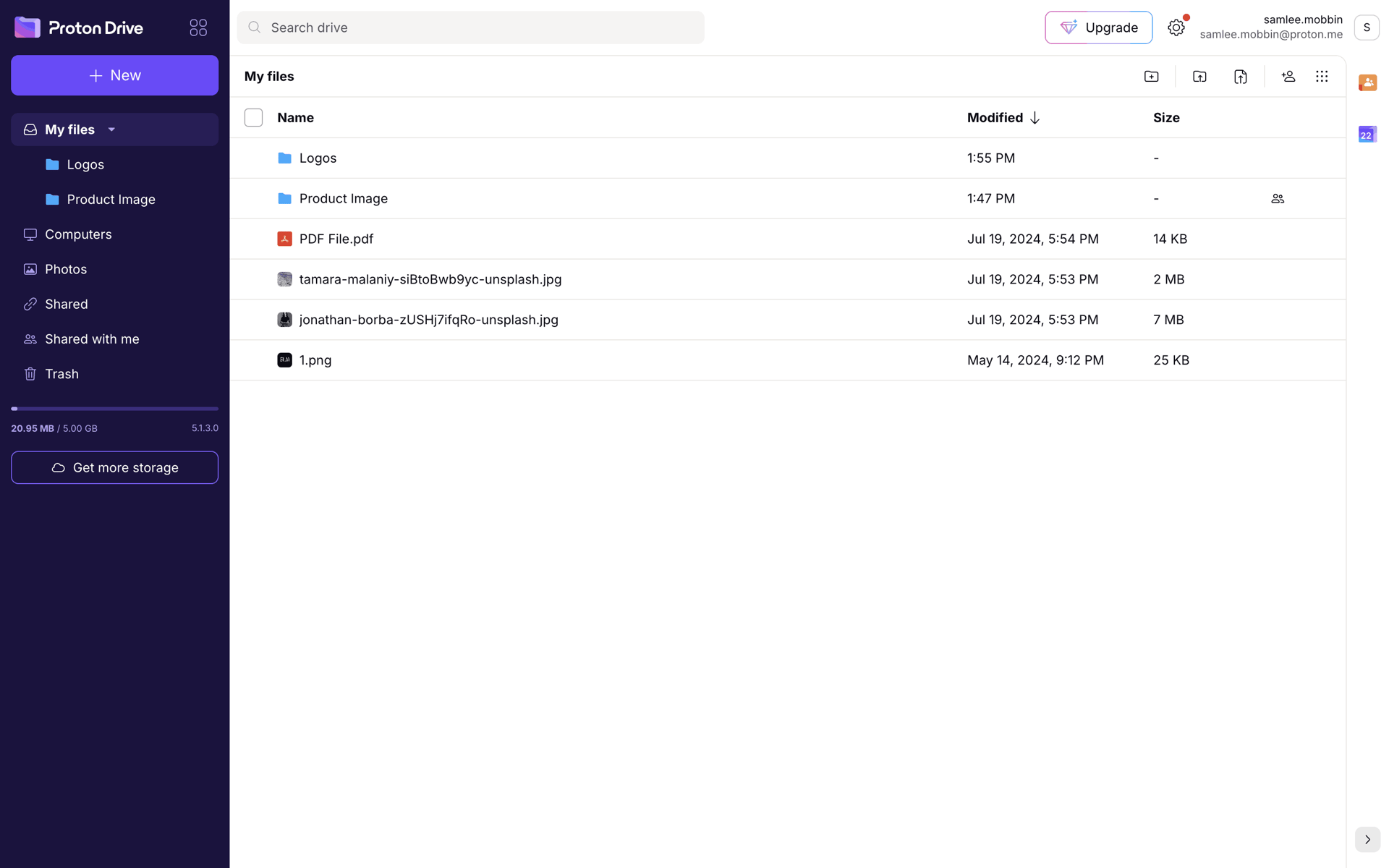 Proton Web Utilities interface screenshot 20