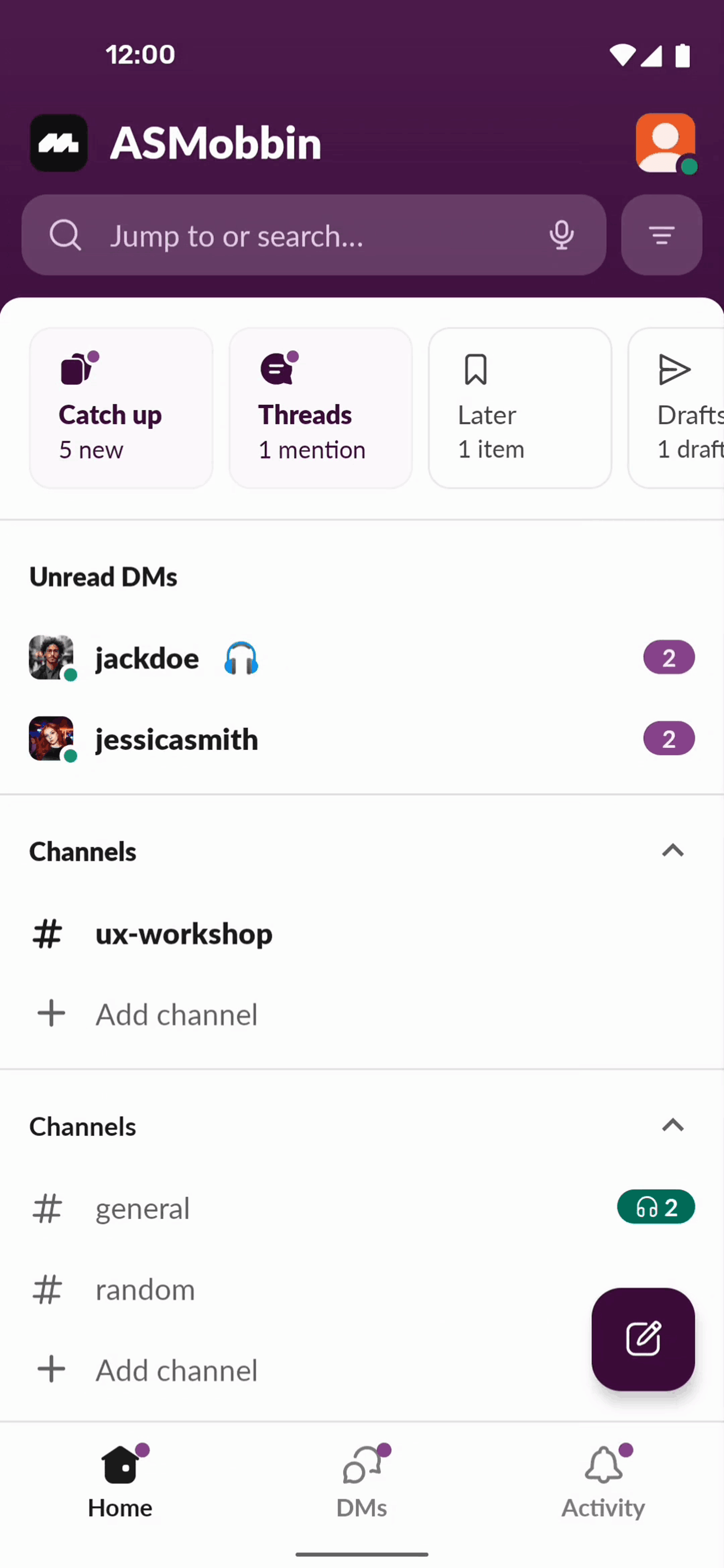 Slack Android Business interface screenshot 6