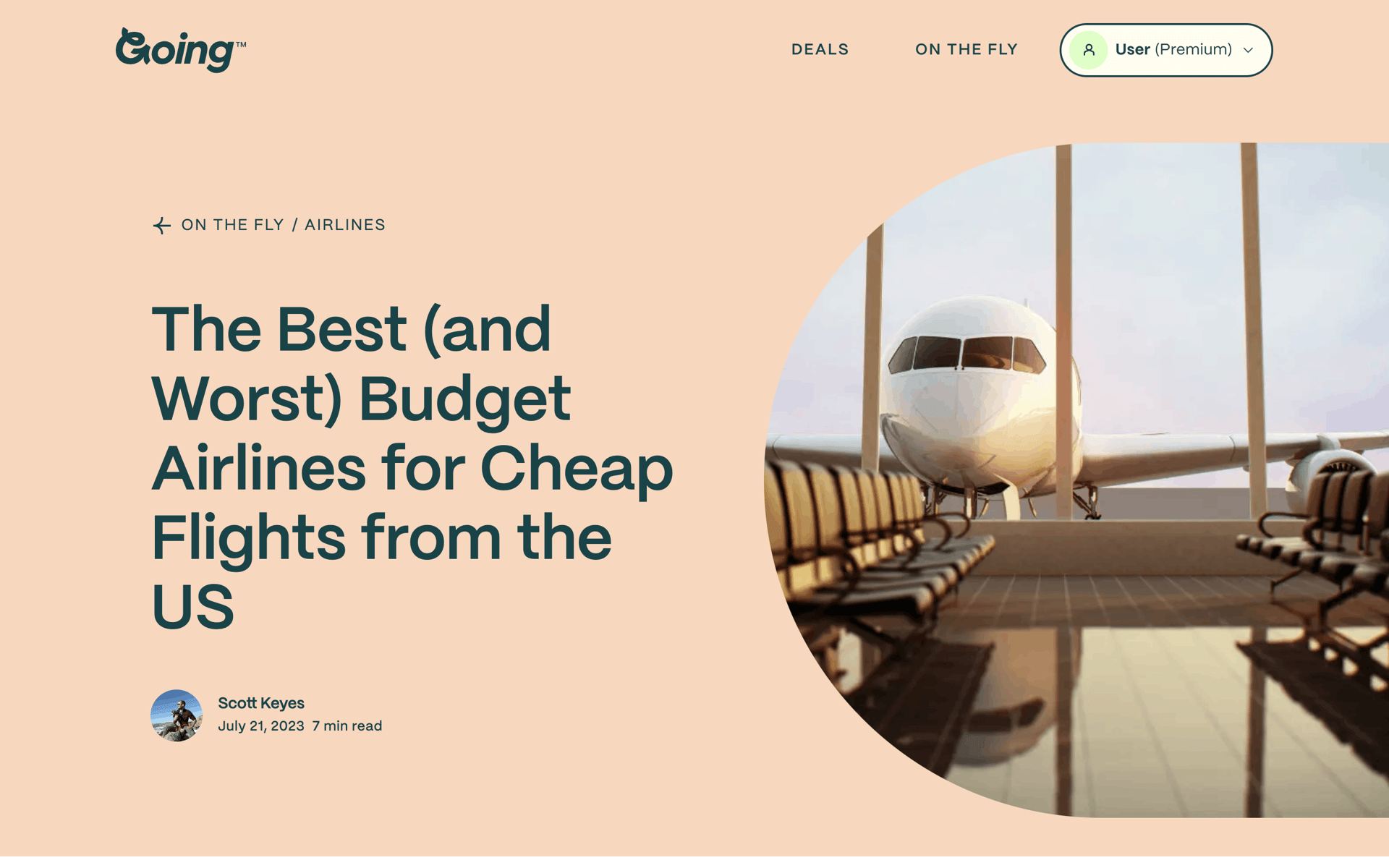 Going Web Travel & Transportation interface screenshot 6