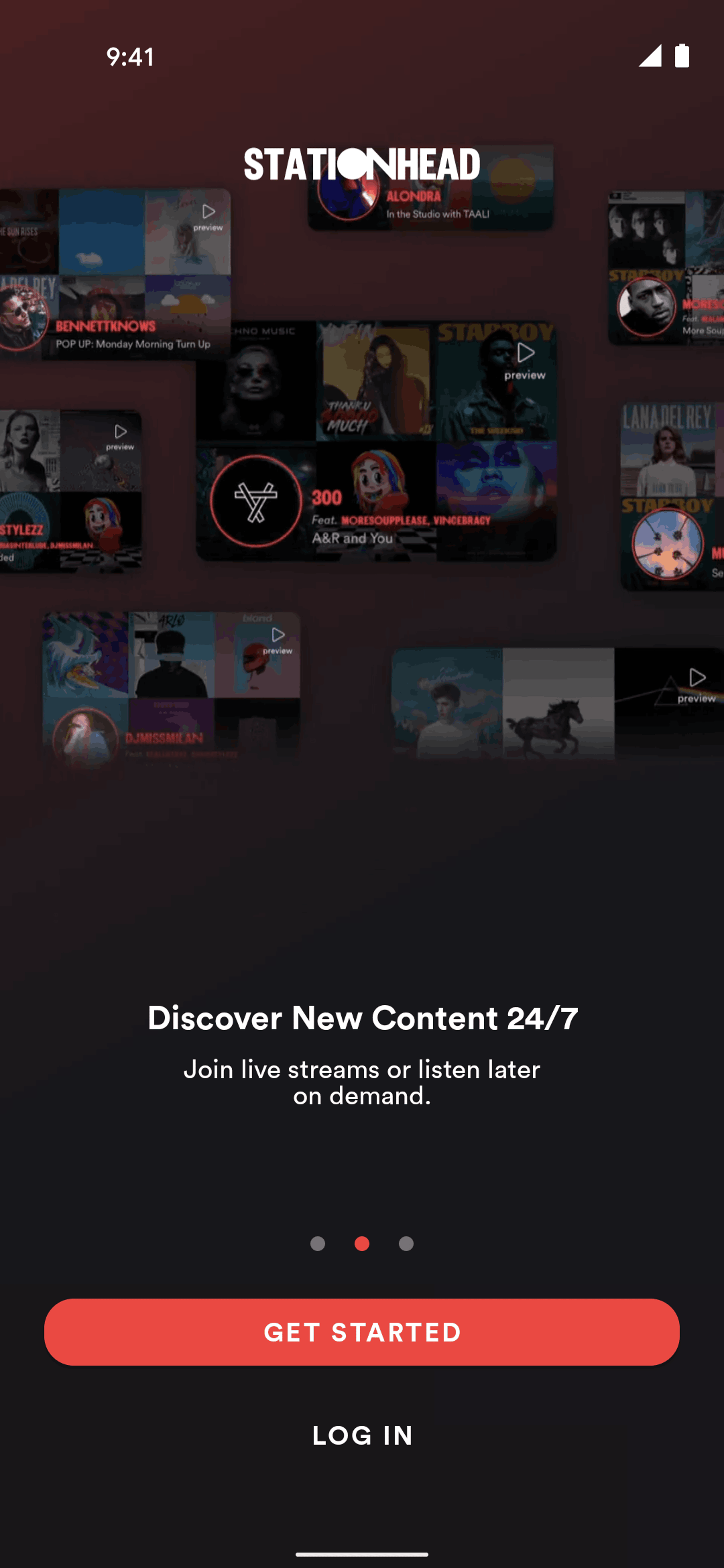 Stationhead Android Music & Audio interface screenshot 19