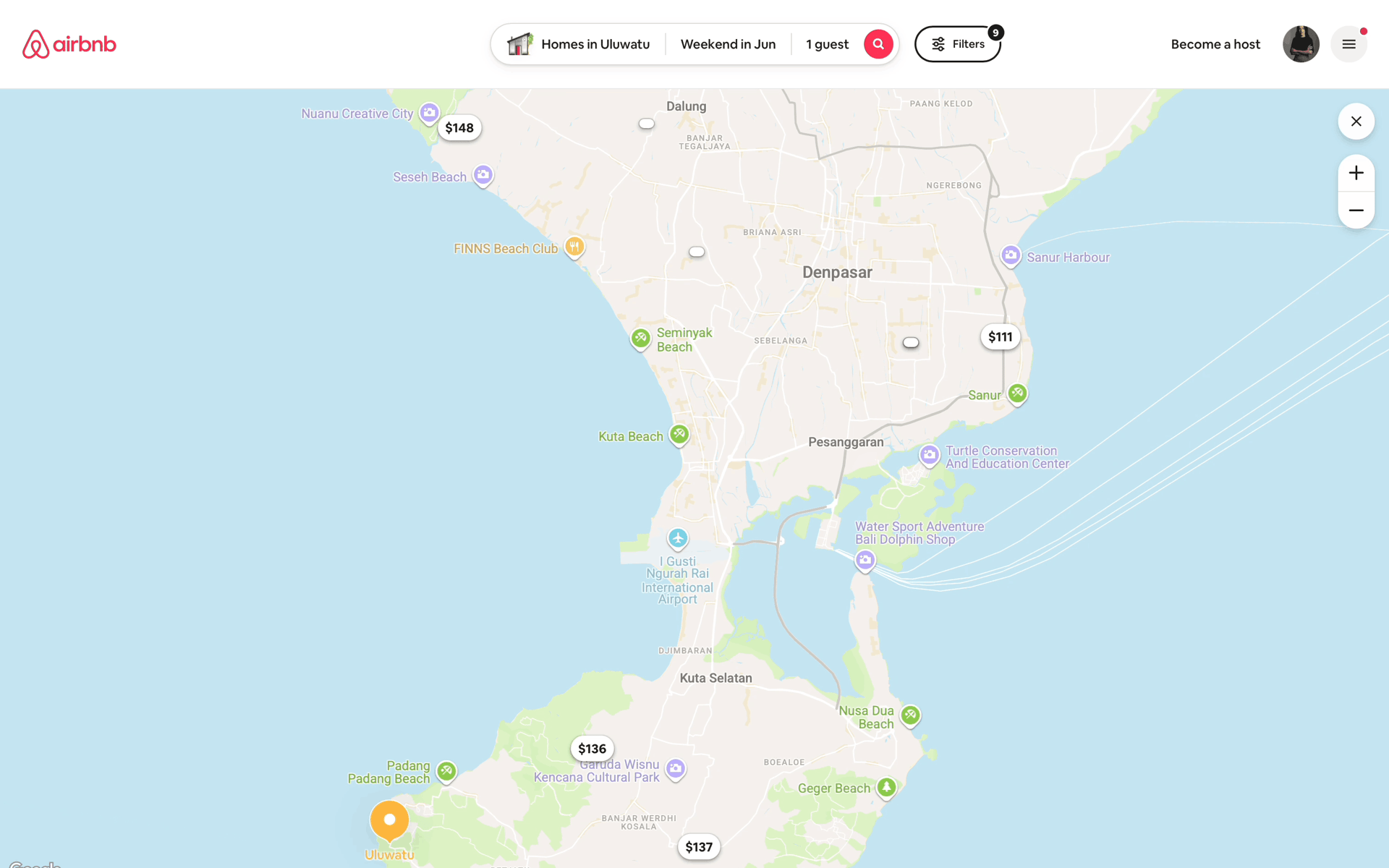 Airbnb Web Real Estate interface screenshot 8