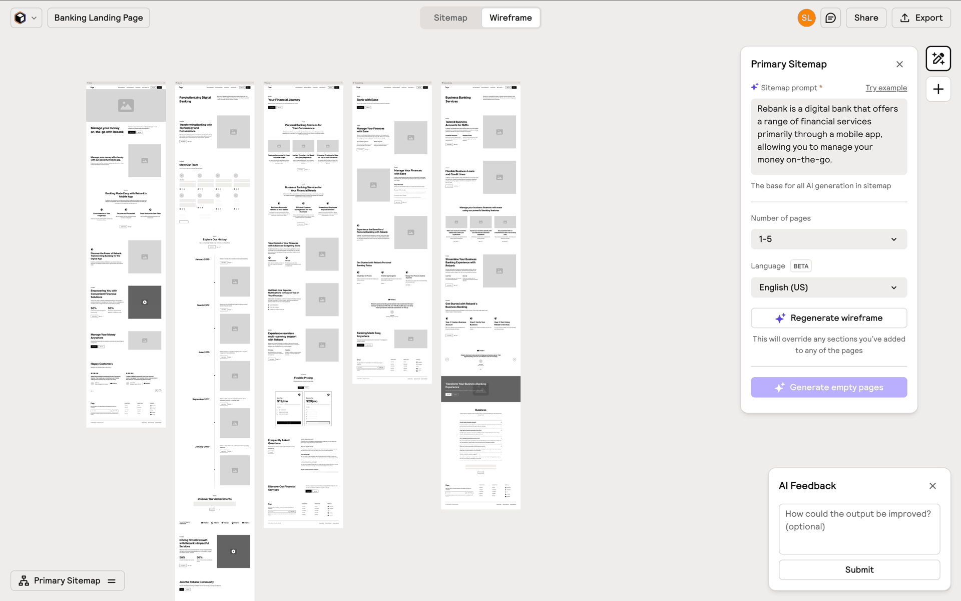 Relume Web AI interface screenshot 6