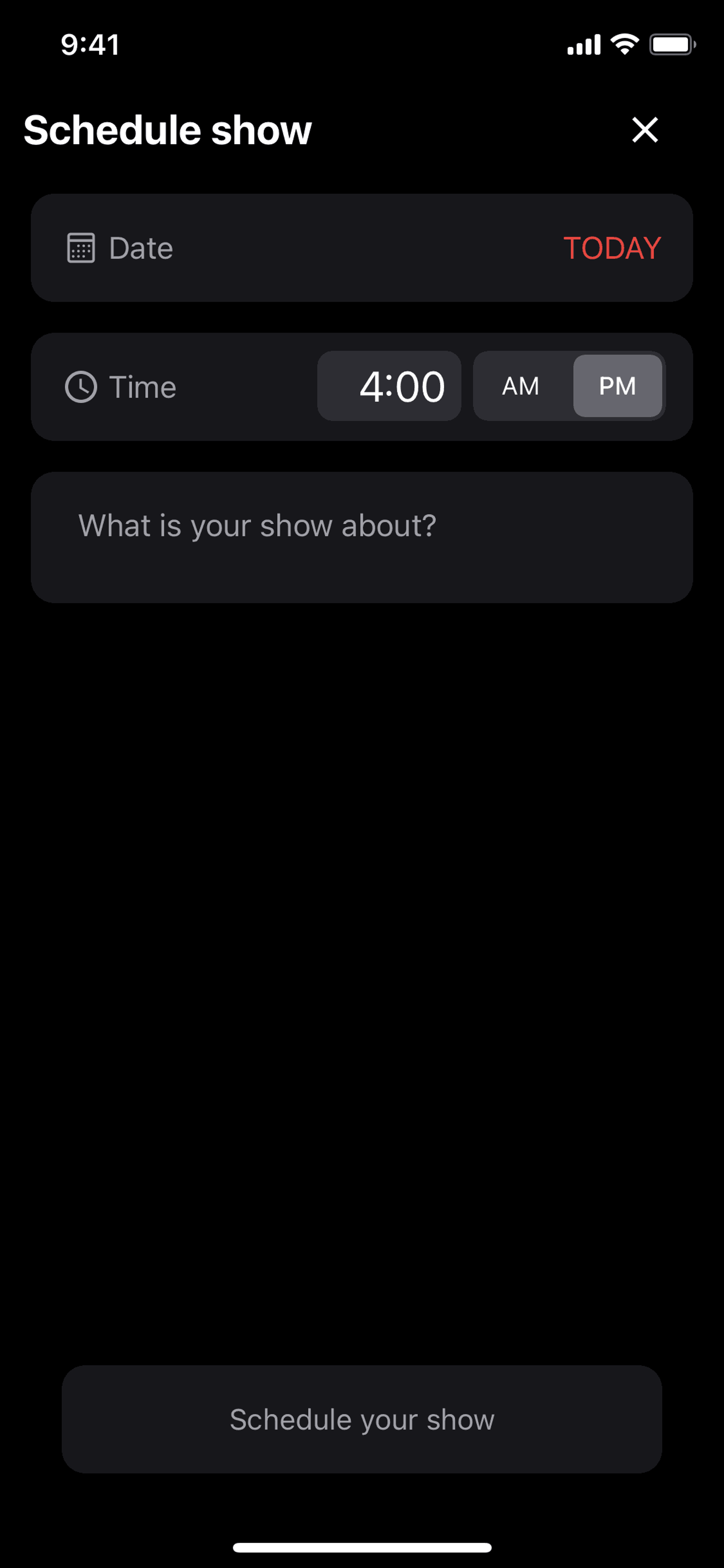 Stationhead iOS Music & Audio interface screenshot 8