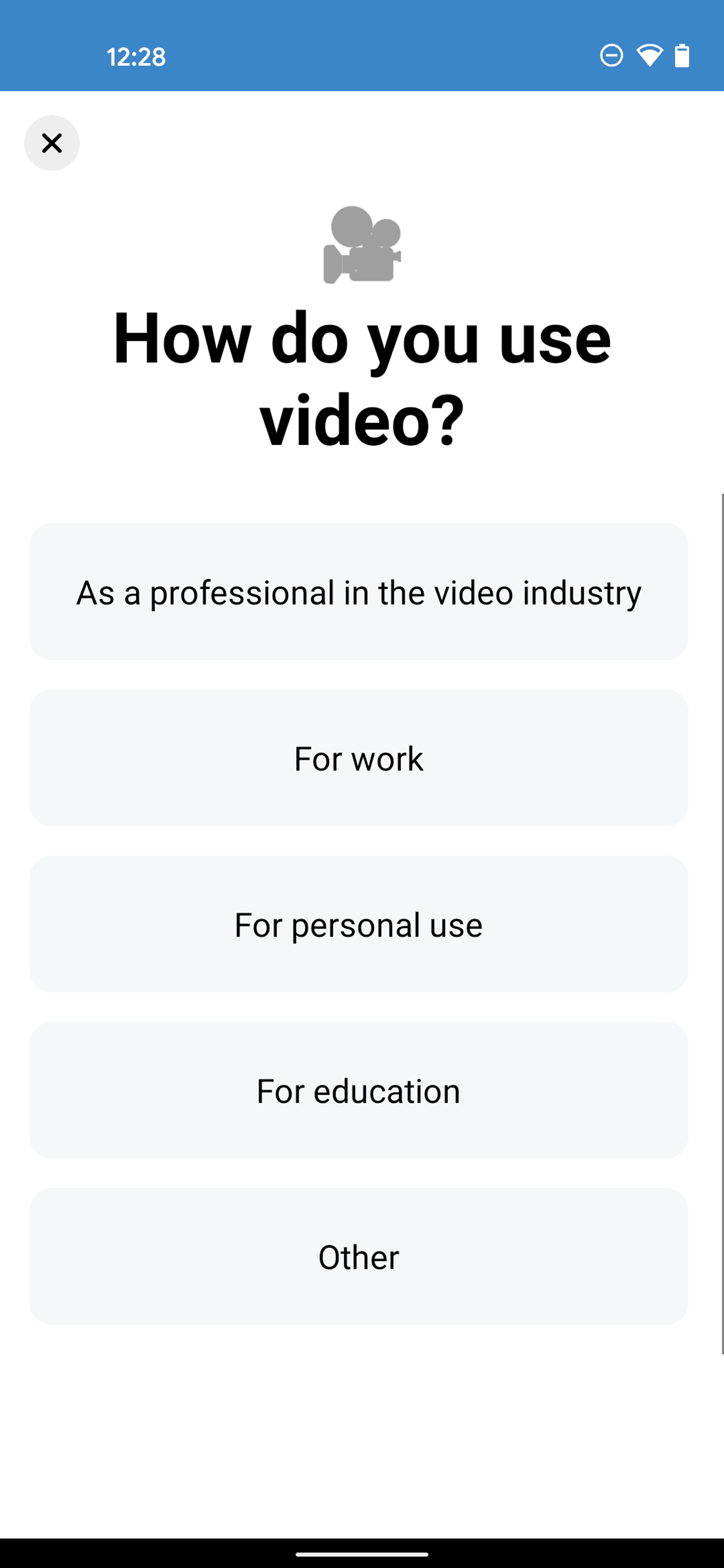 Vimeo Android Photo & Video interface screenshot 10