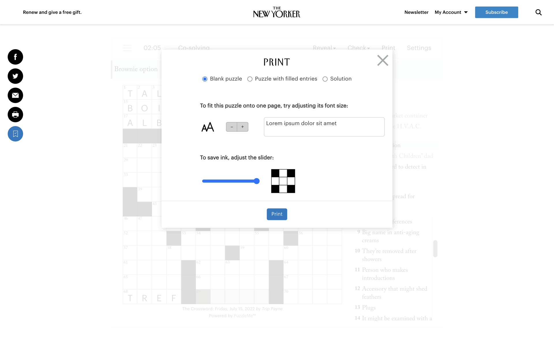 The New Yorker Web News interface screenshot 14