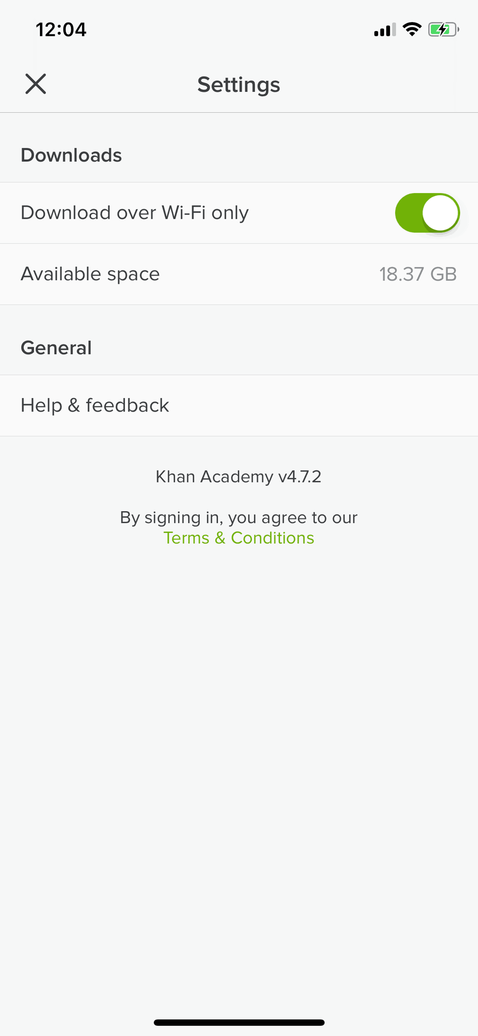 Khan Academy iOS Education interface screenshot 23