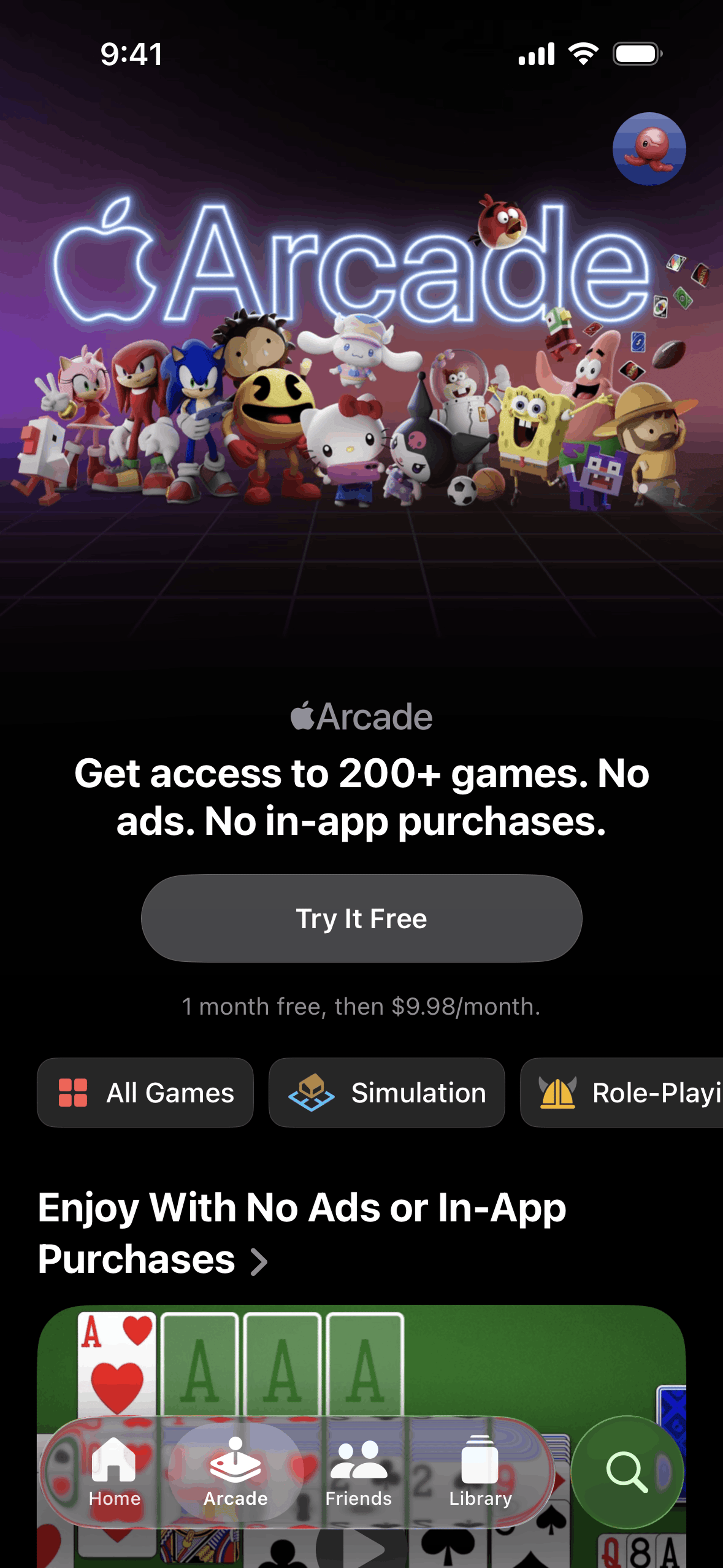 Apple Games iOS Entertainment interface screenshot 12