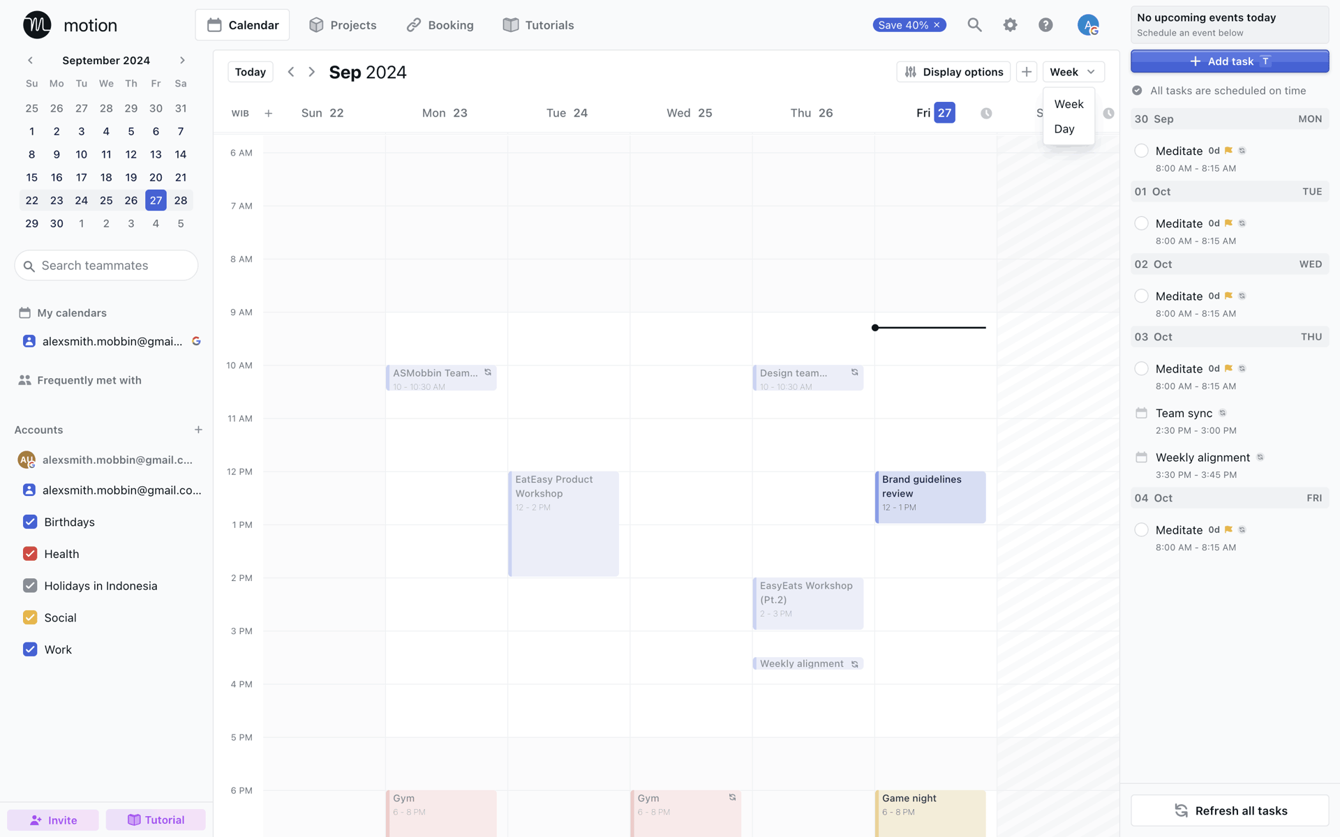 Motion Web AI interface screenshot 9