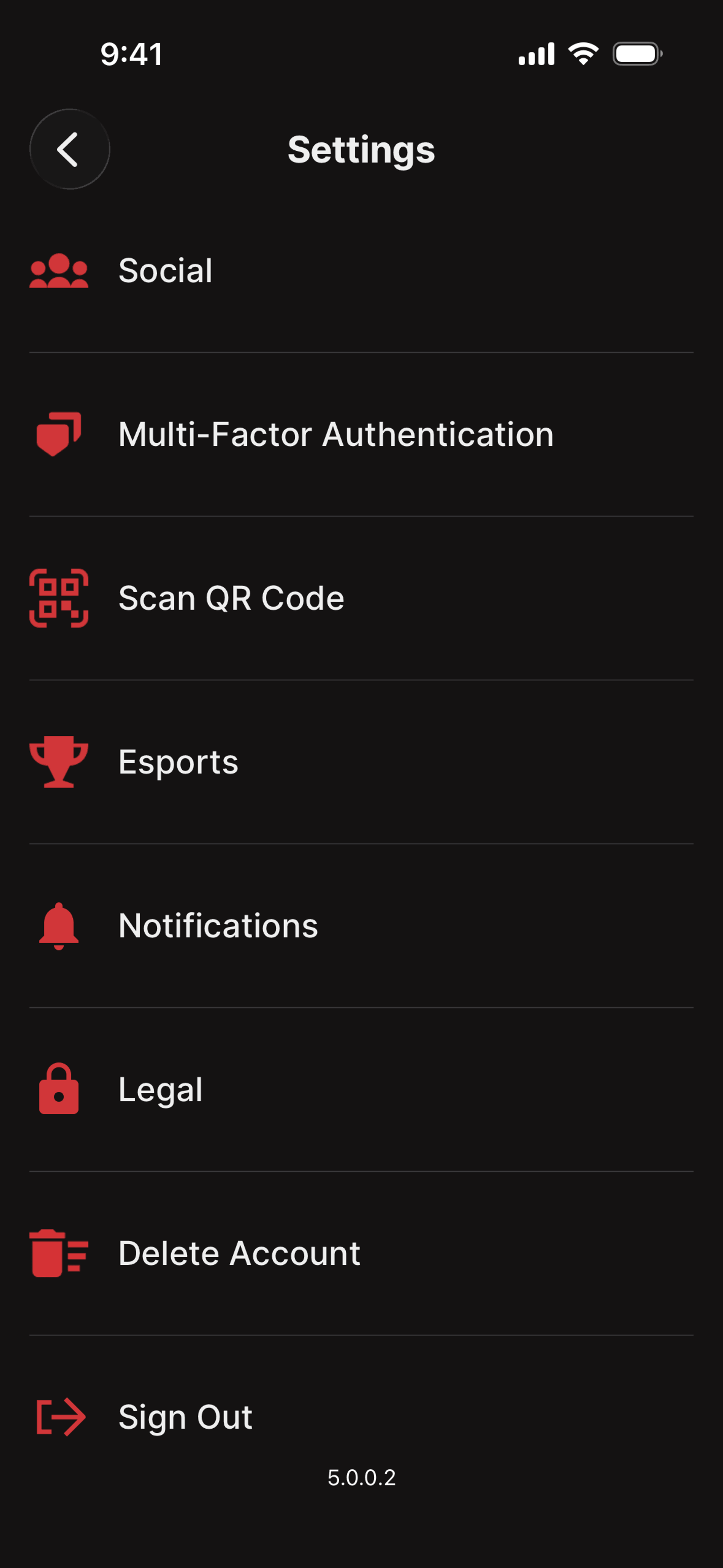 Riot Mobile iOS Entertainment interface screenshot 6