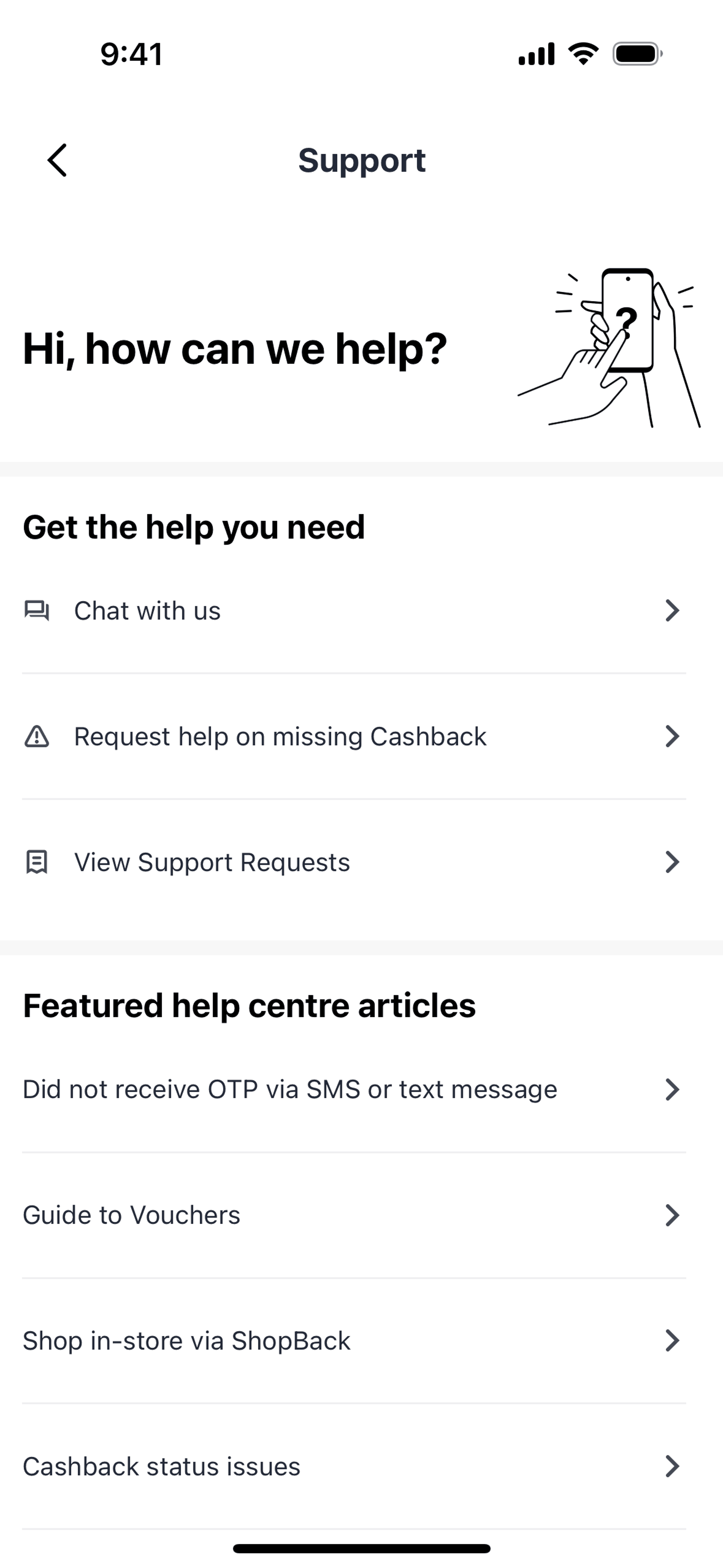 ShopBack iOS Shopping interface screenshot 8
