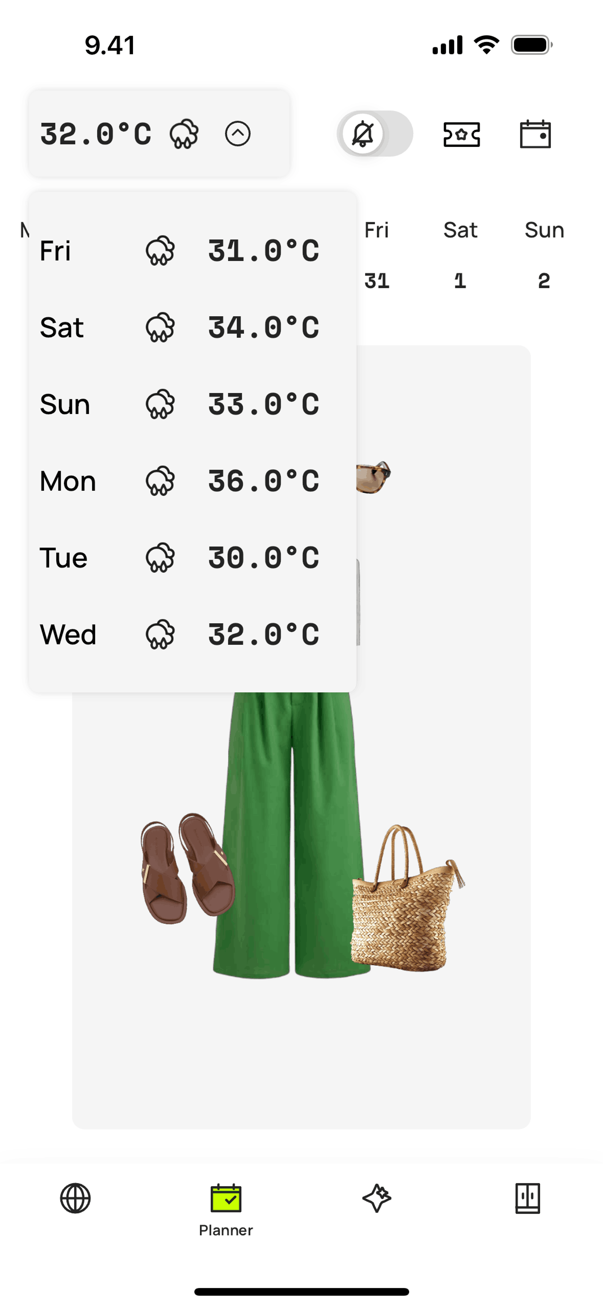 Whering iOS Lifestyle interface screenshot 11