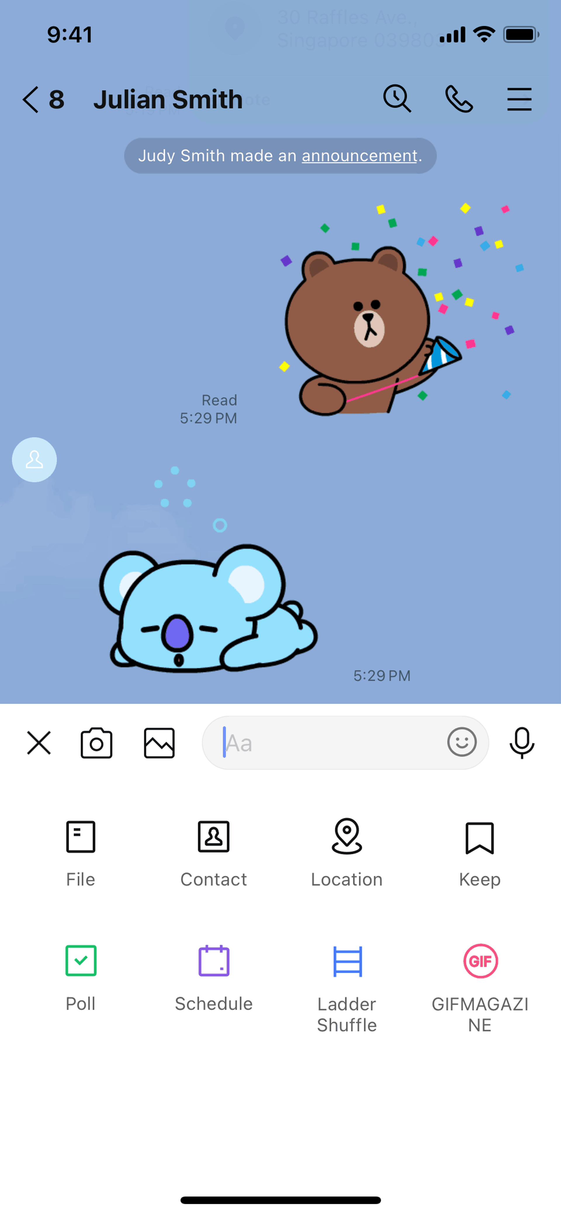 LINE iOS Social Networking interface screenshot 19