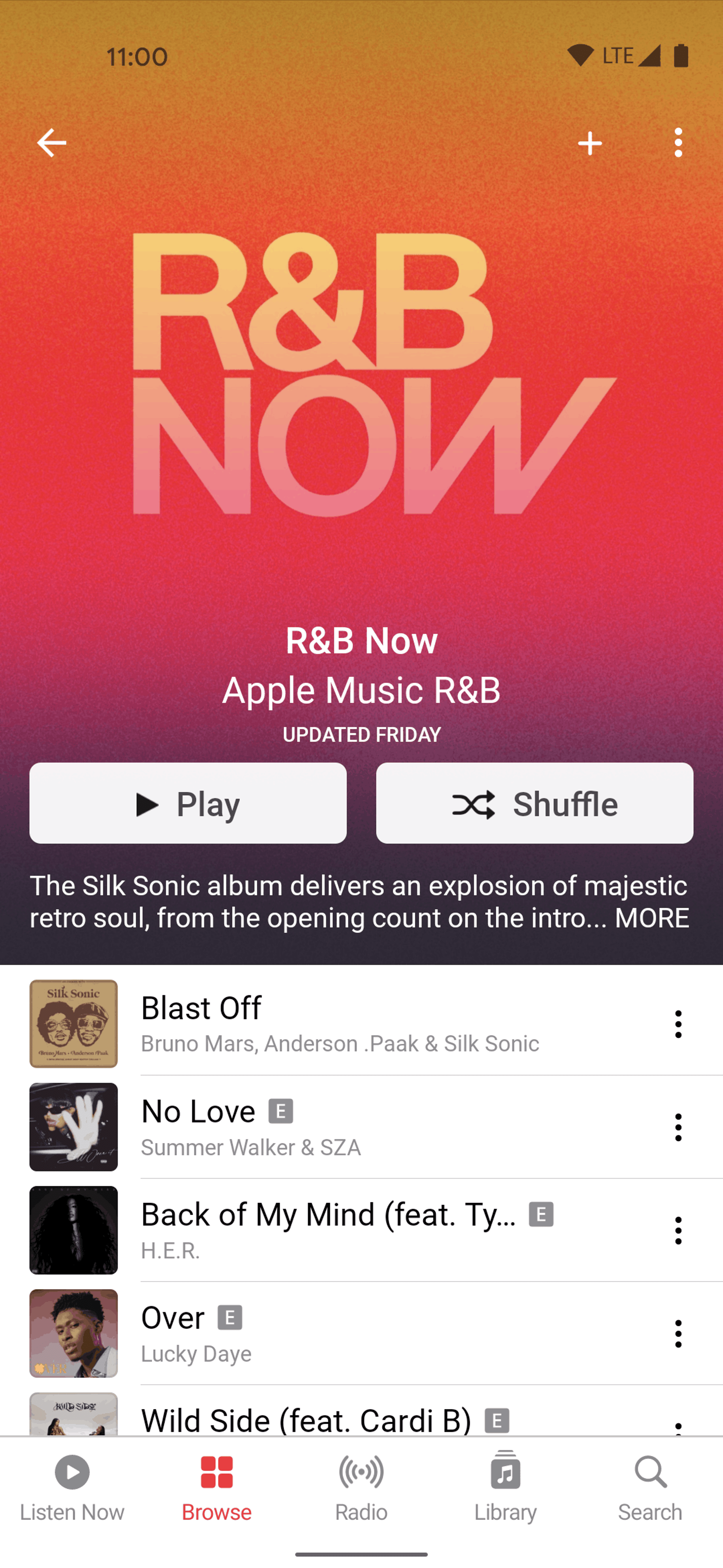 Apple Music Android Music & Audio interface screenshot 16