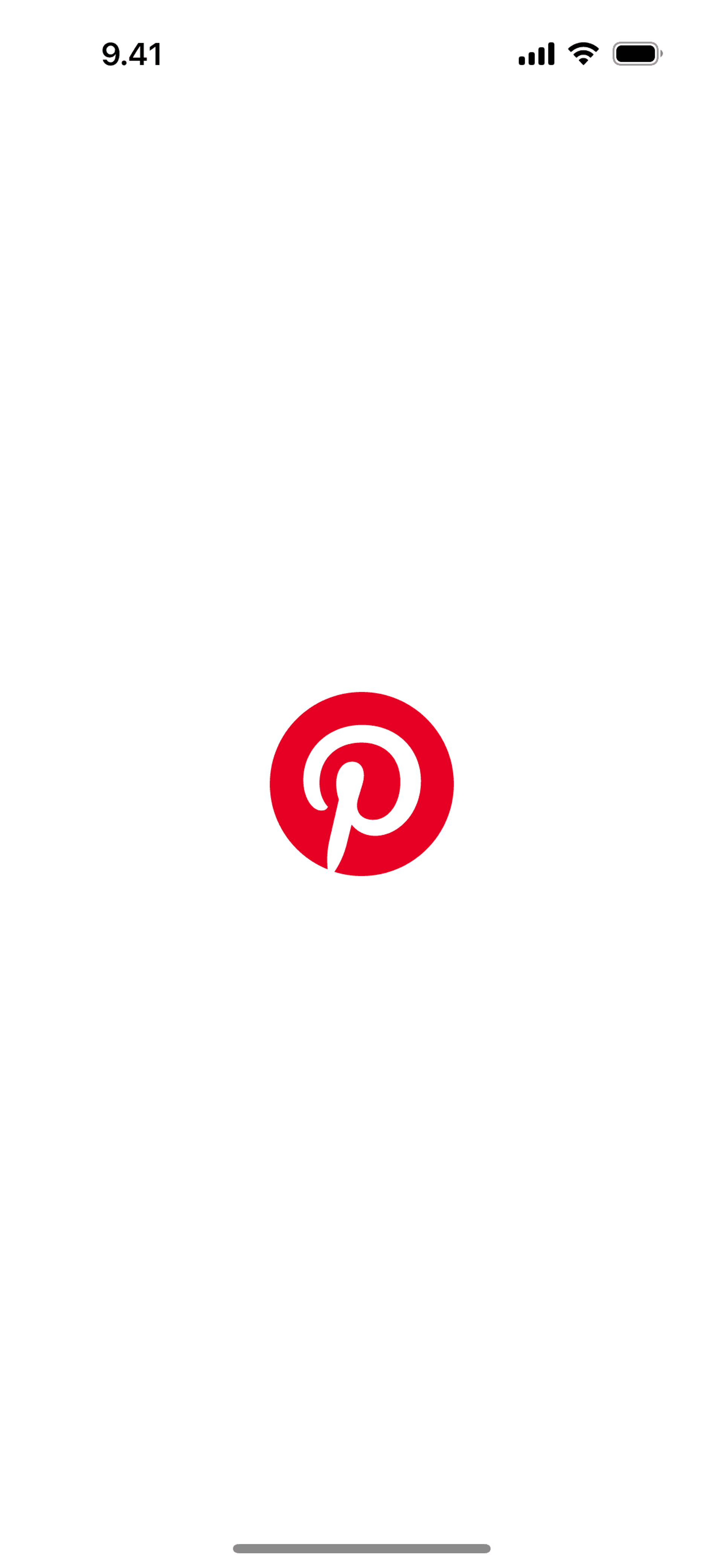 Pinterest iOS Photo & Video interface screenshot 1