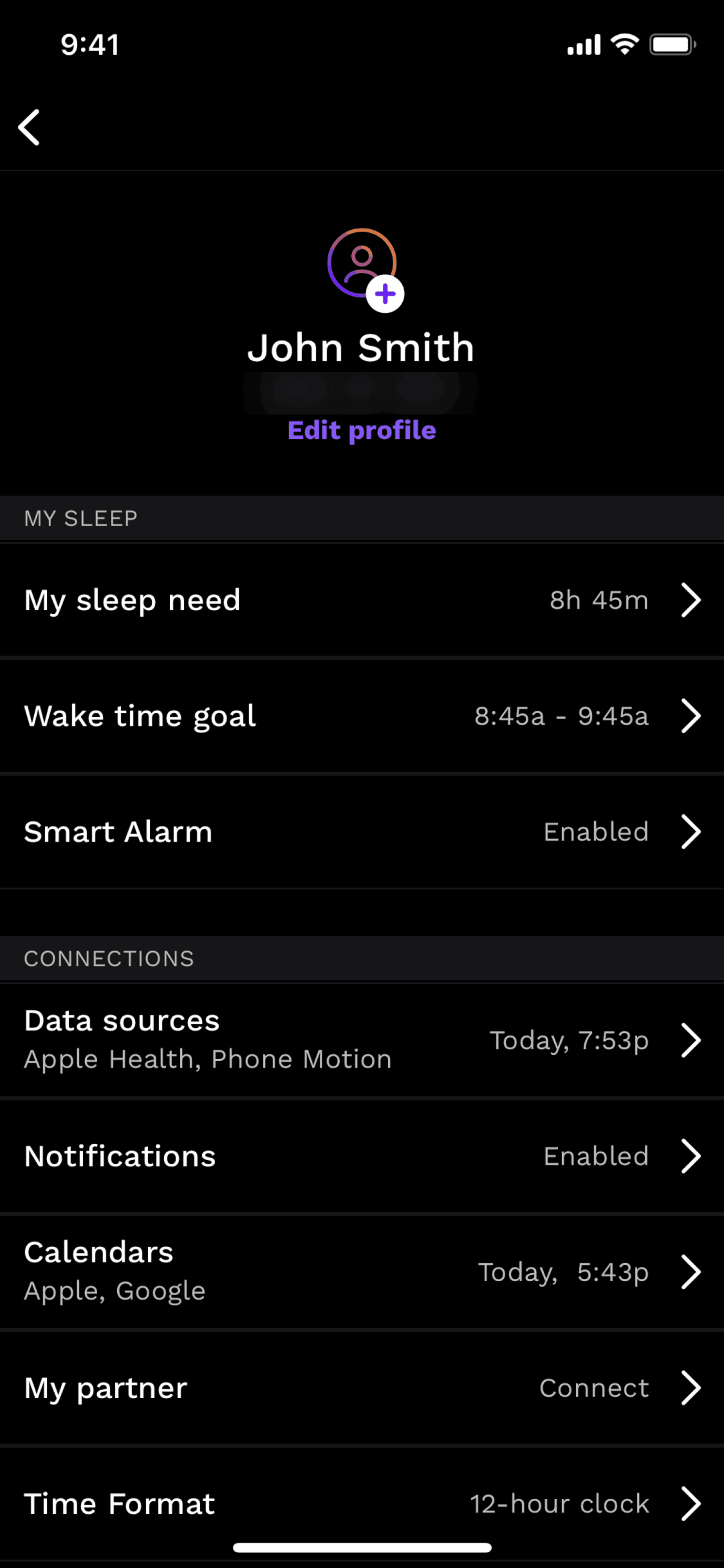 Rise iOS Health & Fitness interface screenshot 24