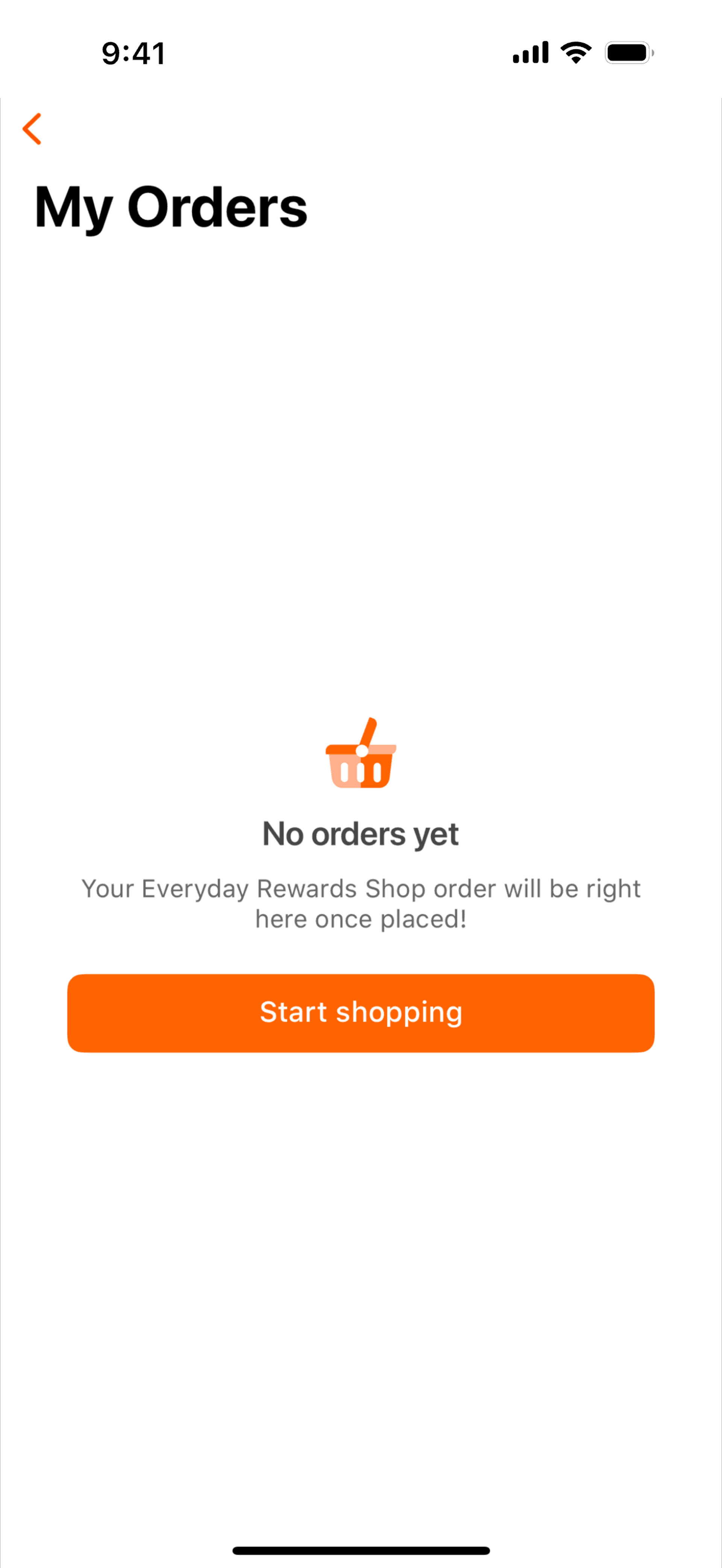 Everyday Rewards iOS Shopping interface screenshot 21