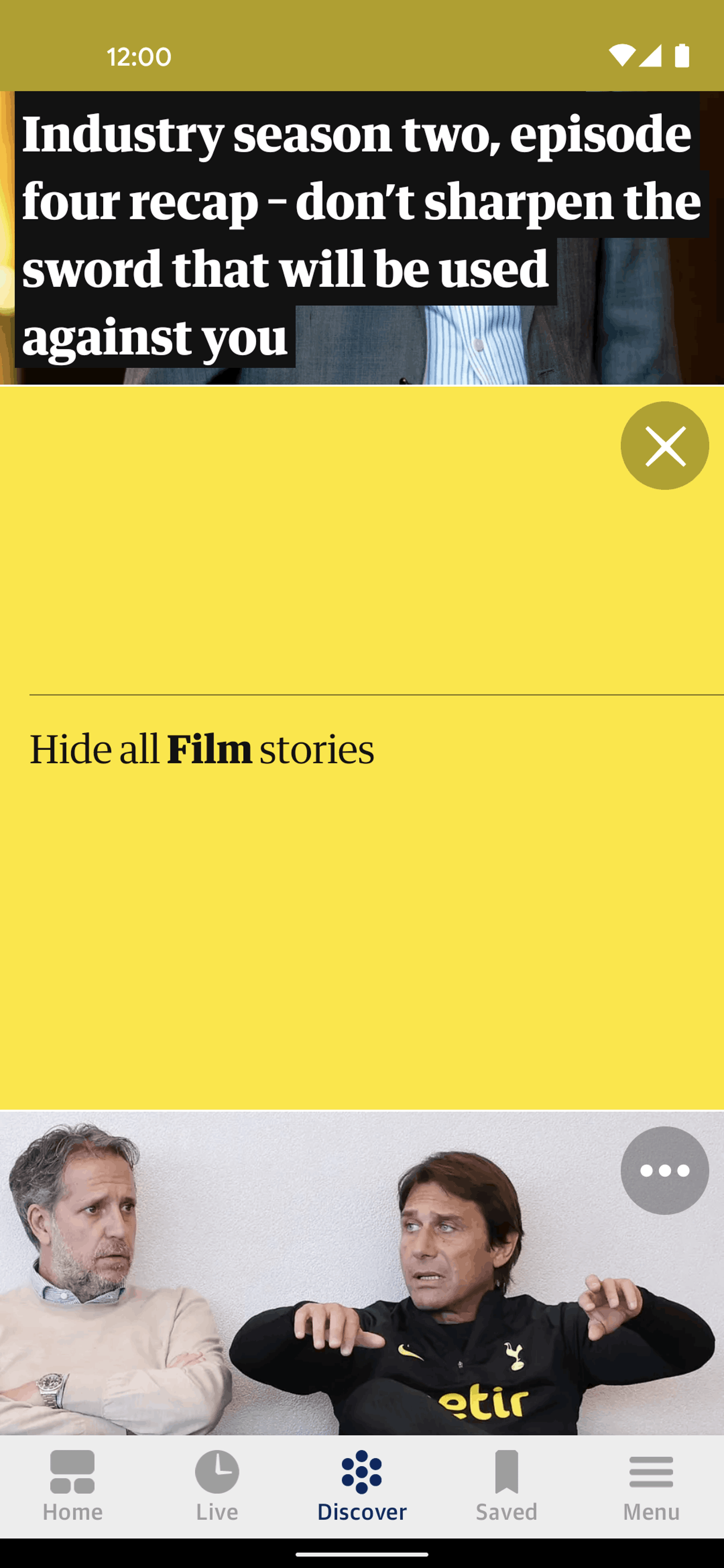 The Guardian Android News interface screenshot 9
