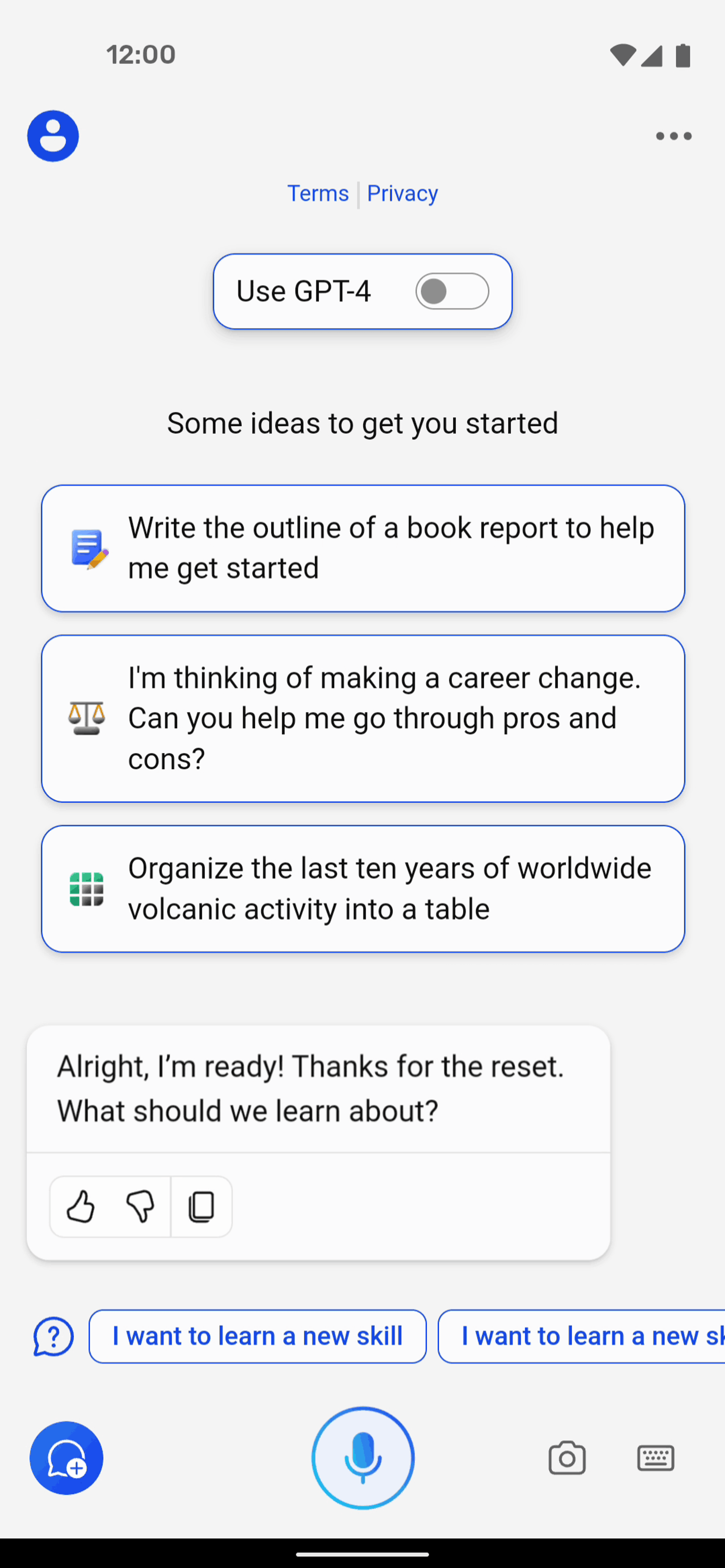 Microsoft Copilot Android AI interface screenshot 19
