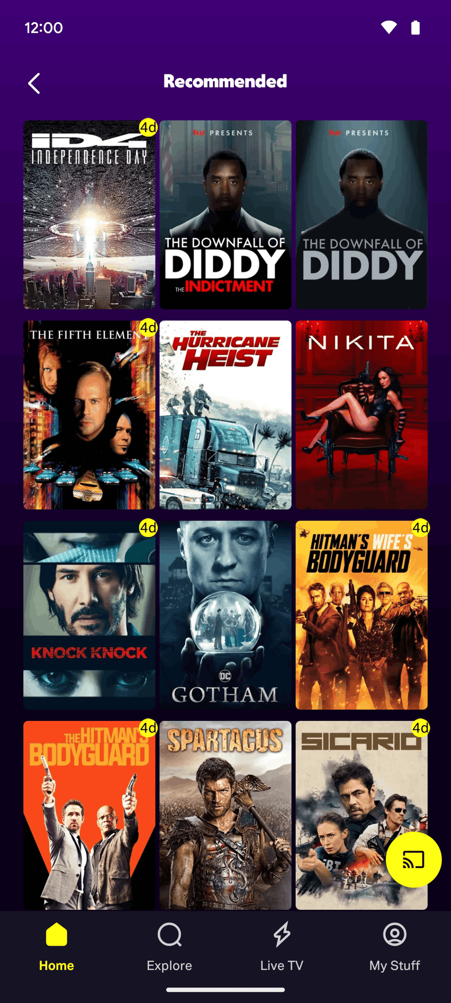 Tubi Android Entertainment interface screenshot 15