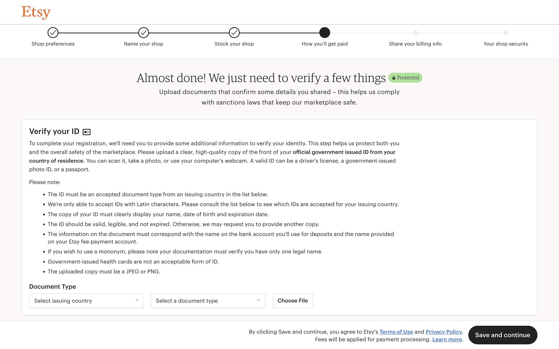 Etsy Web Business interface screenshot 19