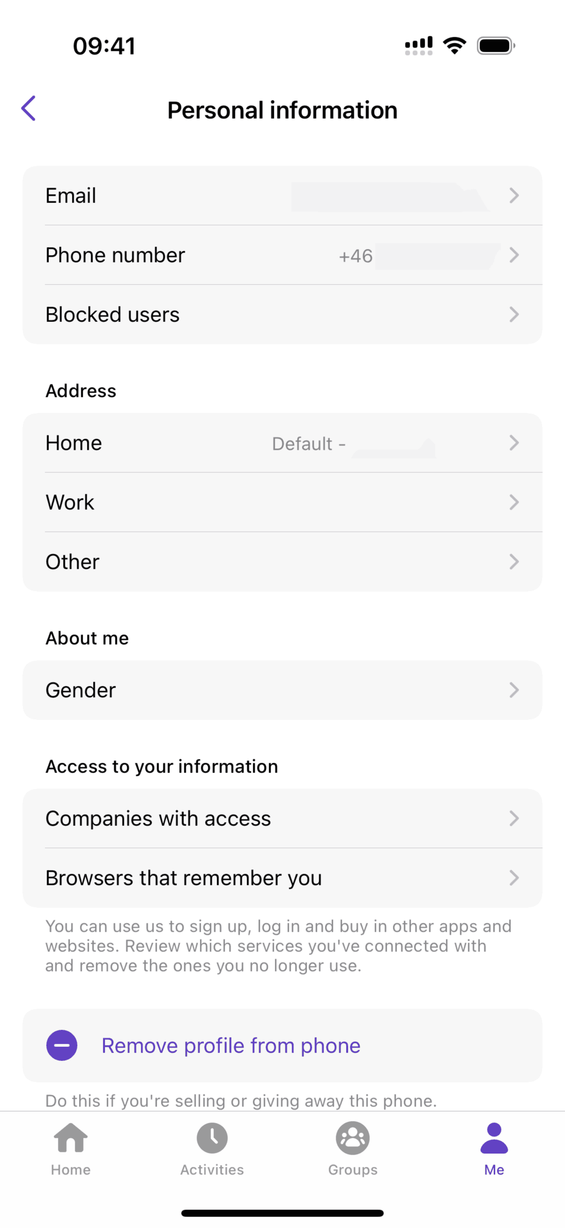 Vipps iOS Finance interface screenshot 16