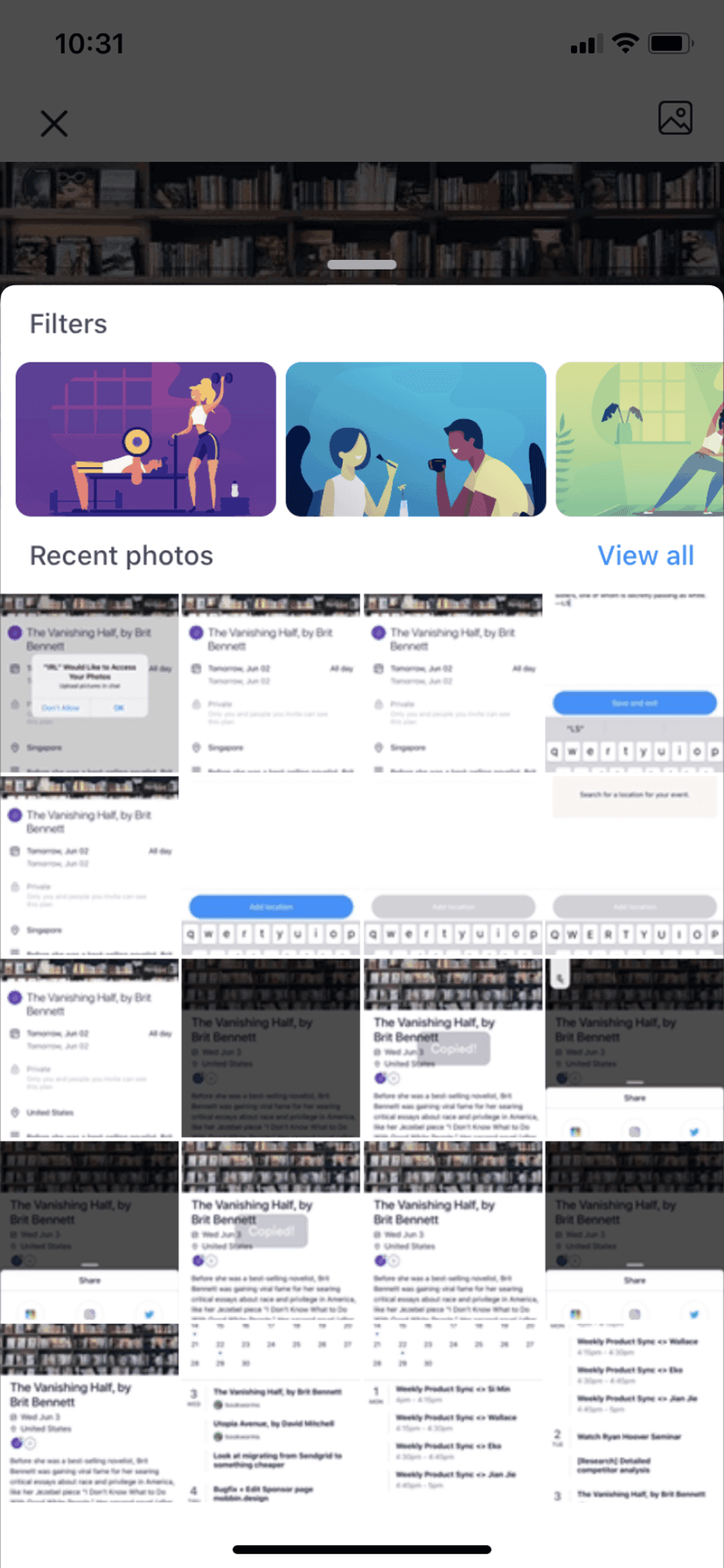 IRL iOS Social Networking interface screenshot 21