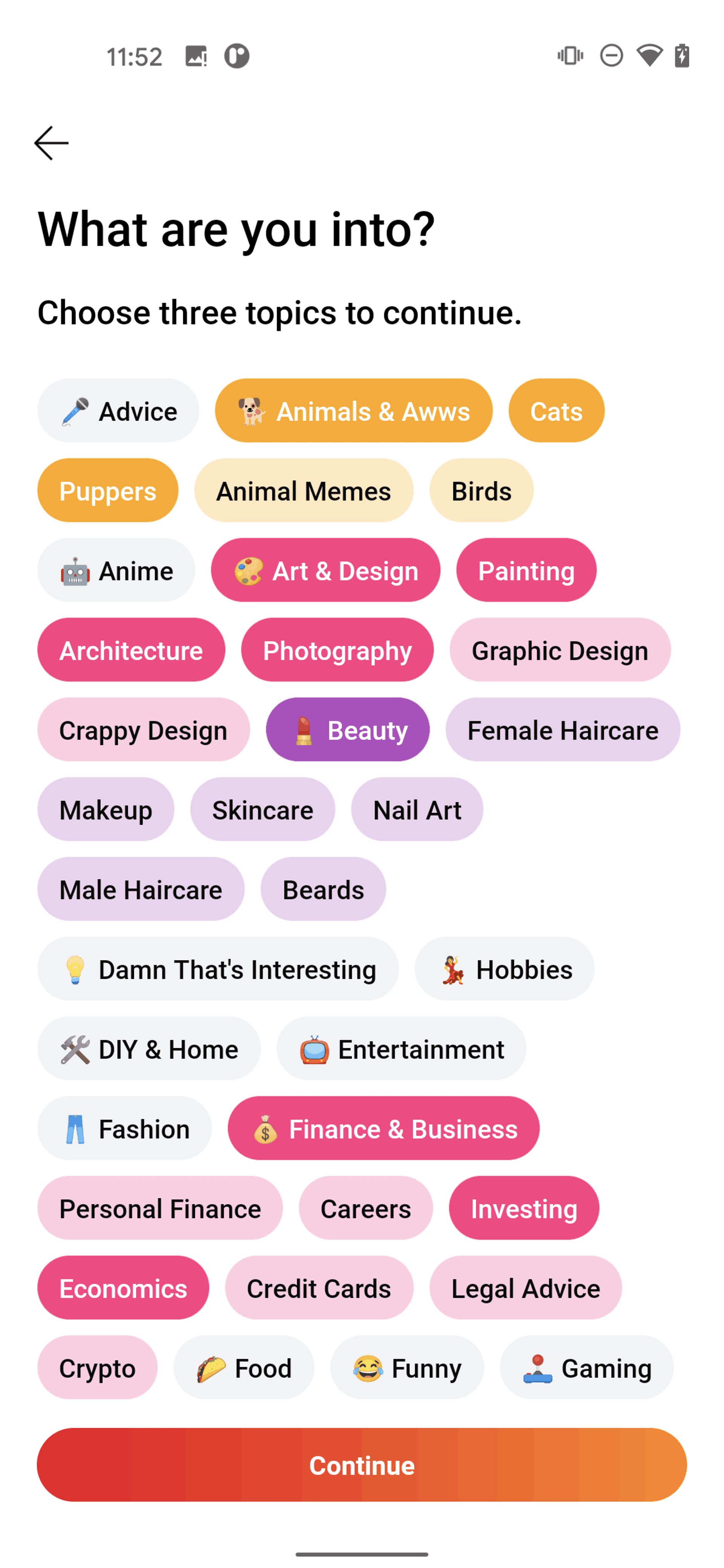 Reddit Android Social Networking interface screenshot 8