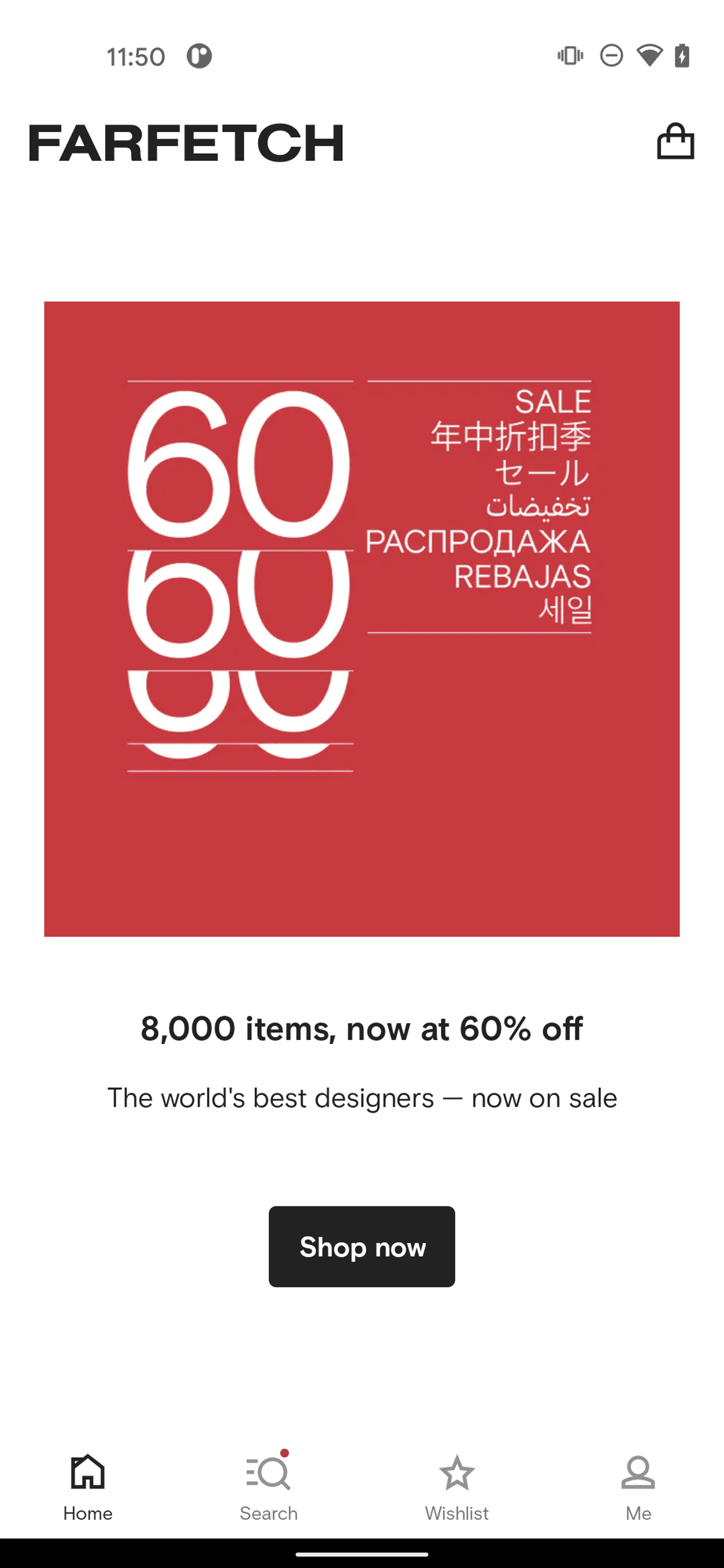 FARFETCH Android Shopping interface screenshot 8
