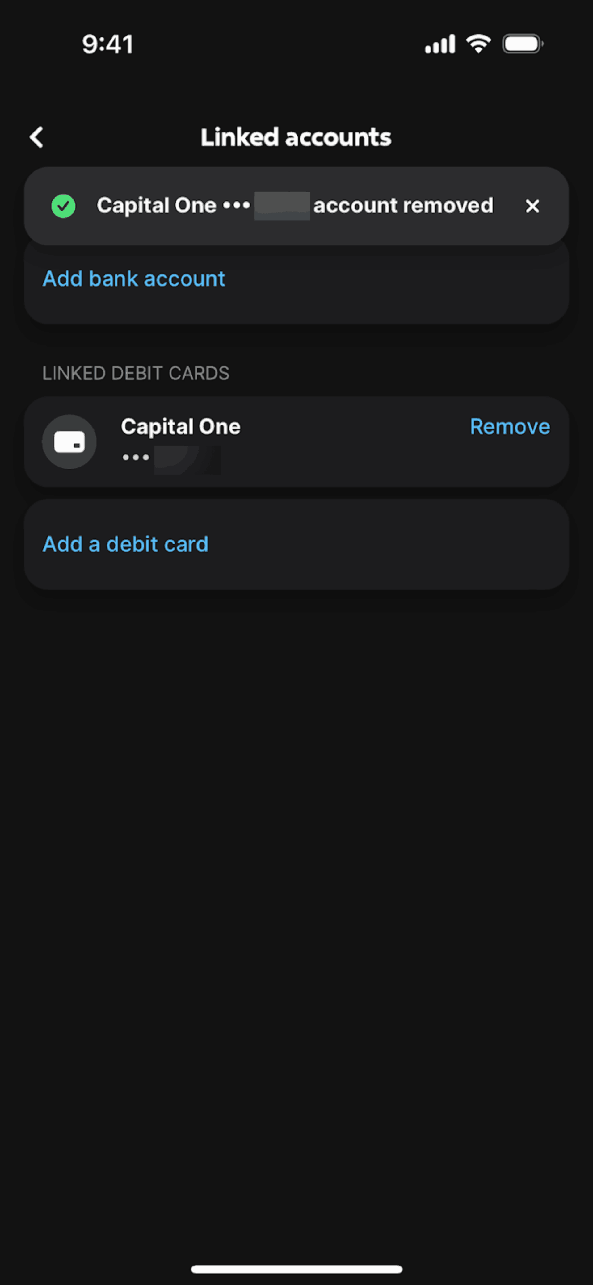 One iOS Finance interface screenshot 20