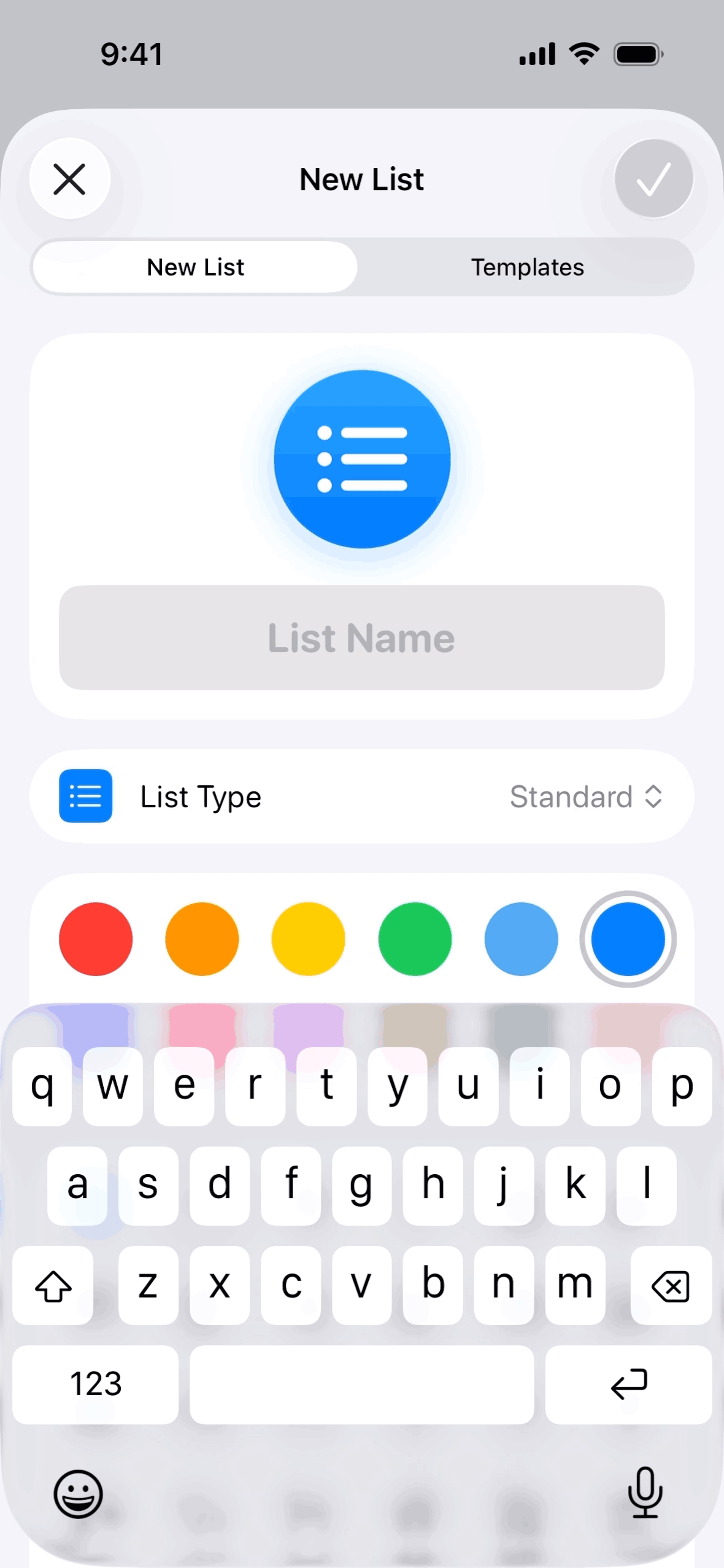 Reminders iOS Productivity interface screenshot 15