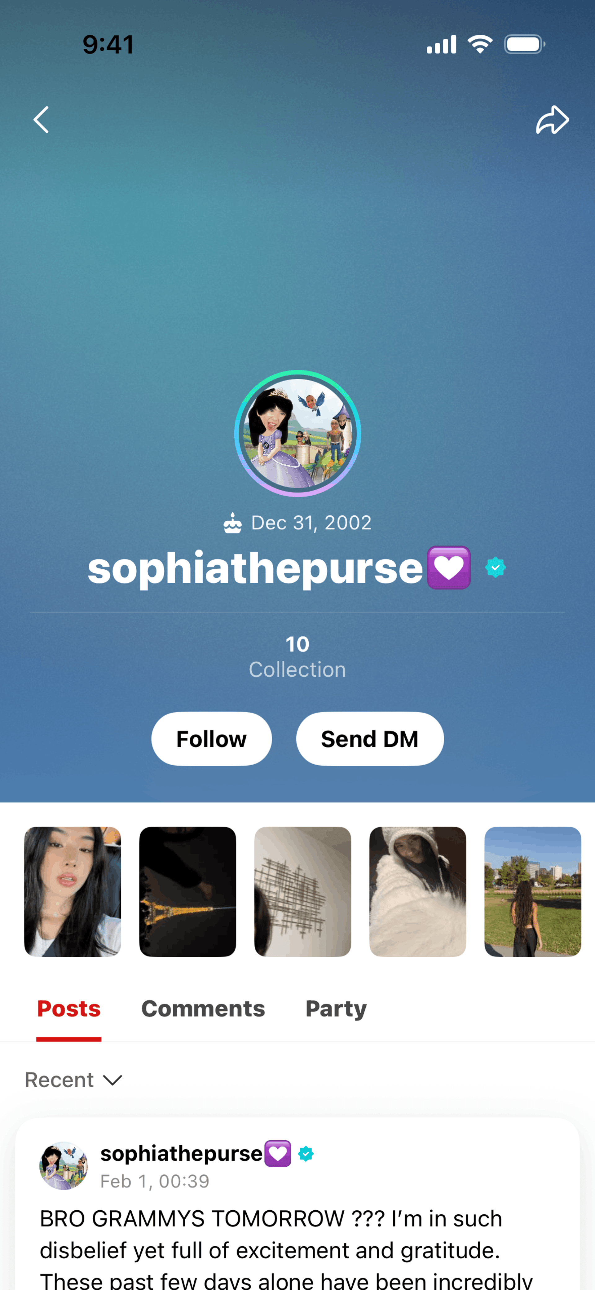 Weverse iOS Social Networking interface screenshot 2