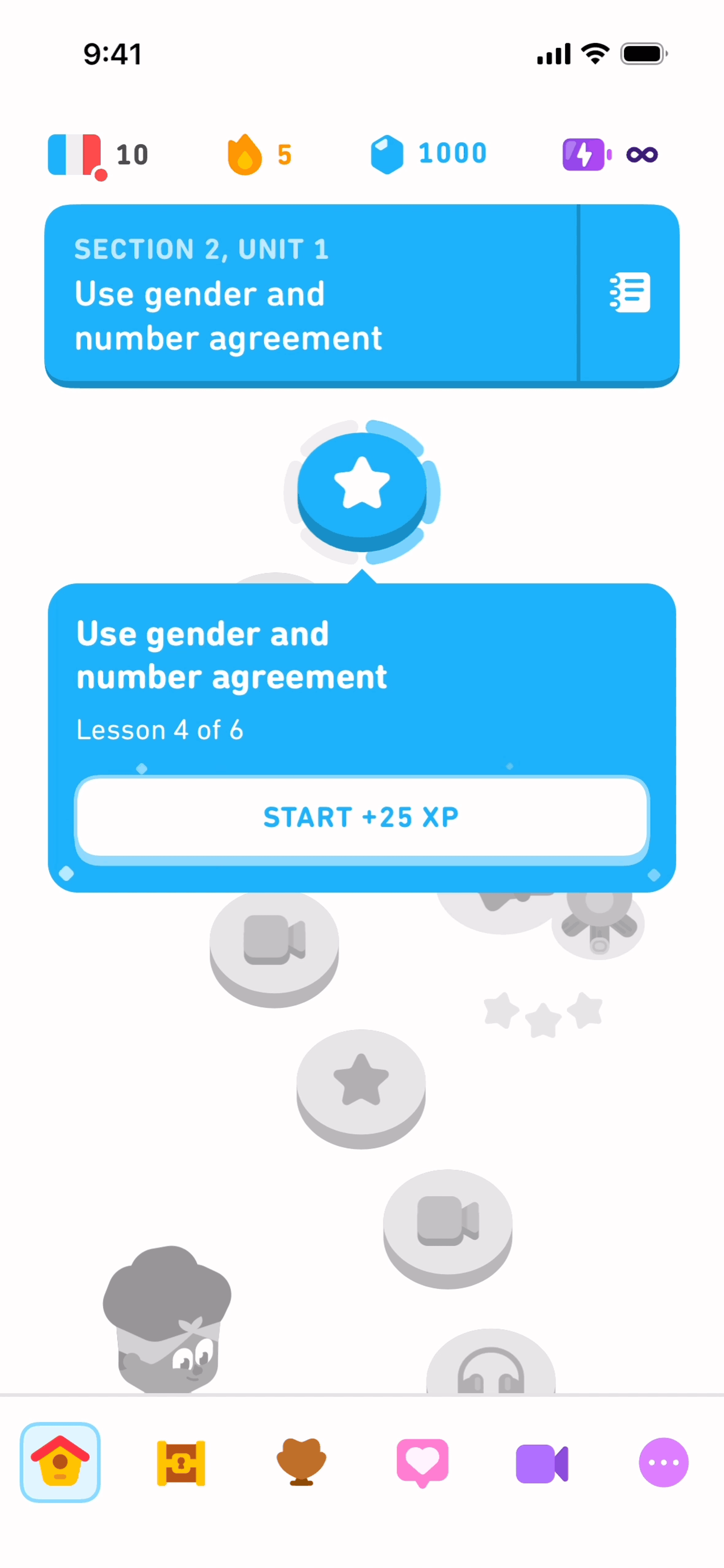 Duolingo iOS Education interface screenshot 14