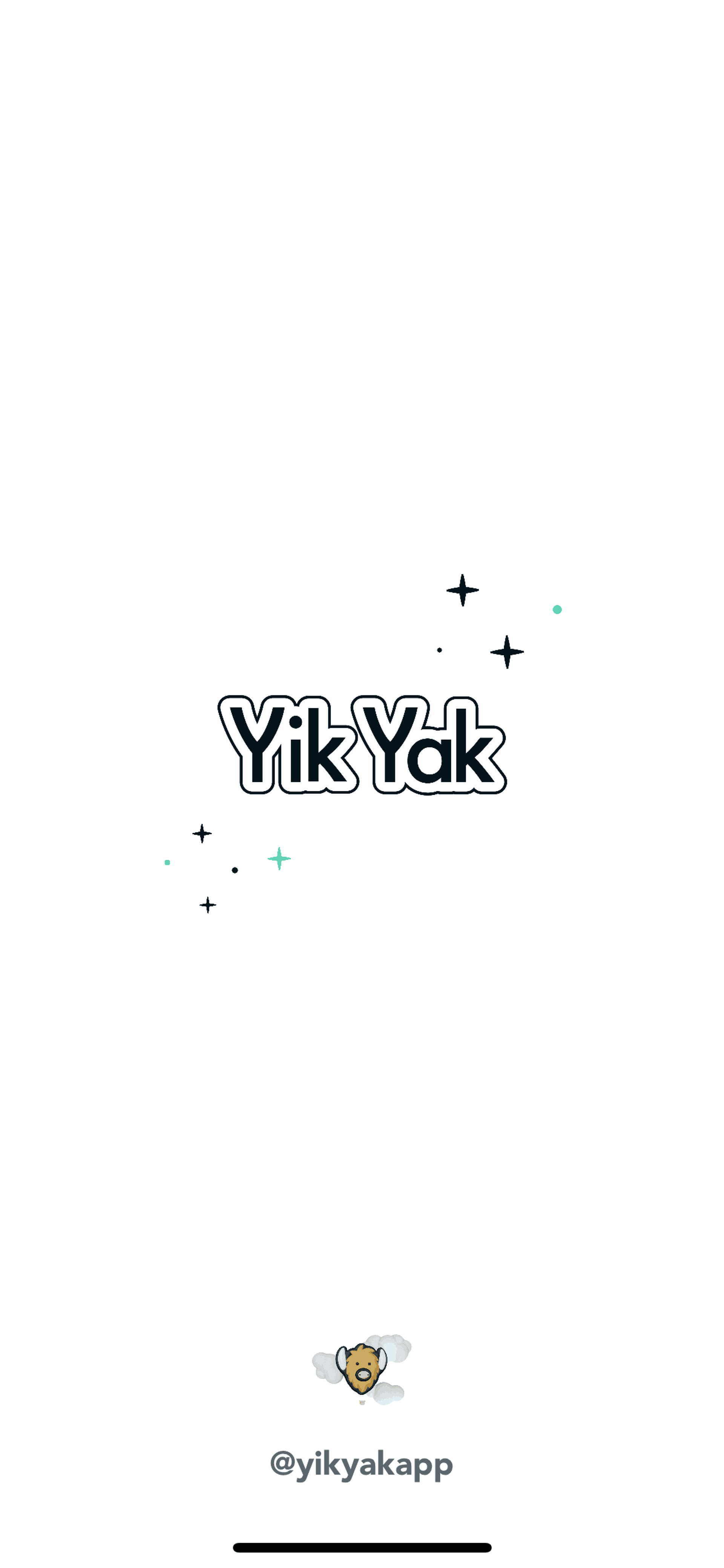 Yik Yak iOS Social Networking interface screenshot 1
