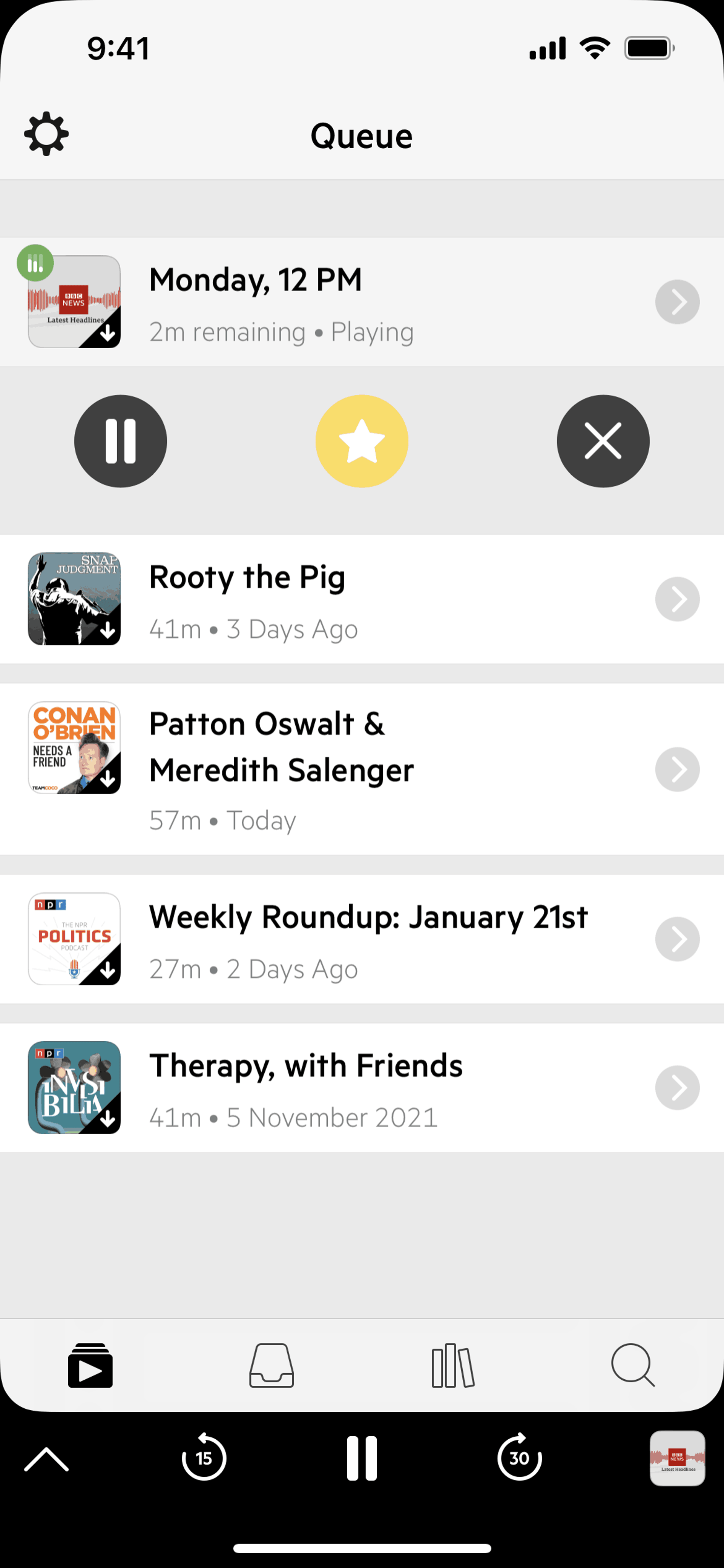 Castro iOS Music & Audio interface screenshot 15