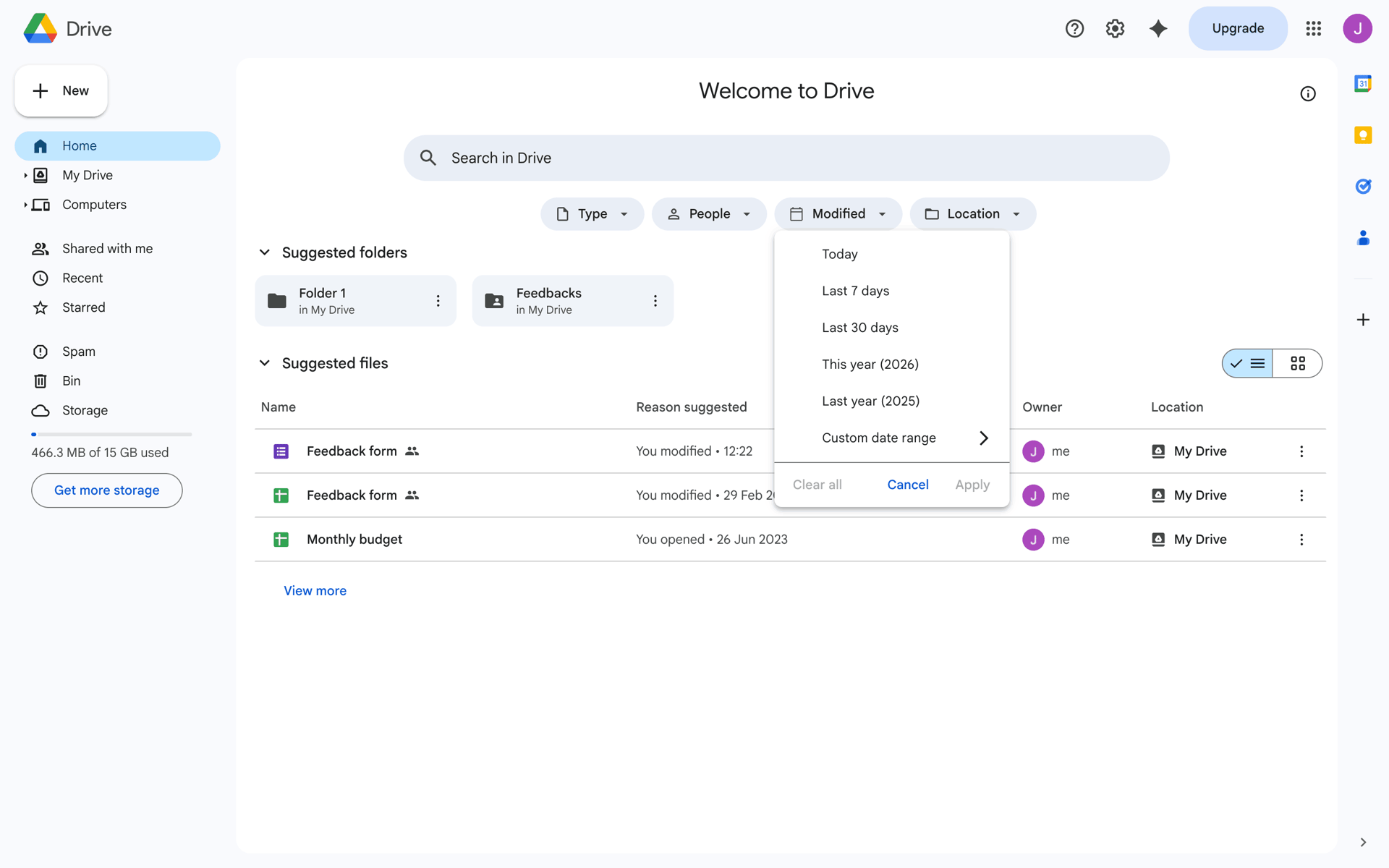 Google Drive Web Productivity interface screenshot 22