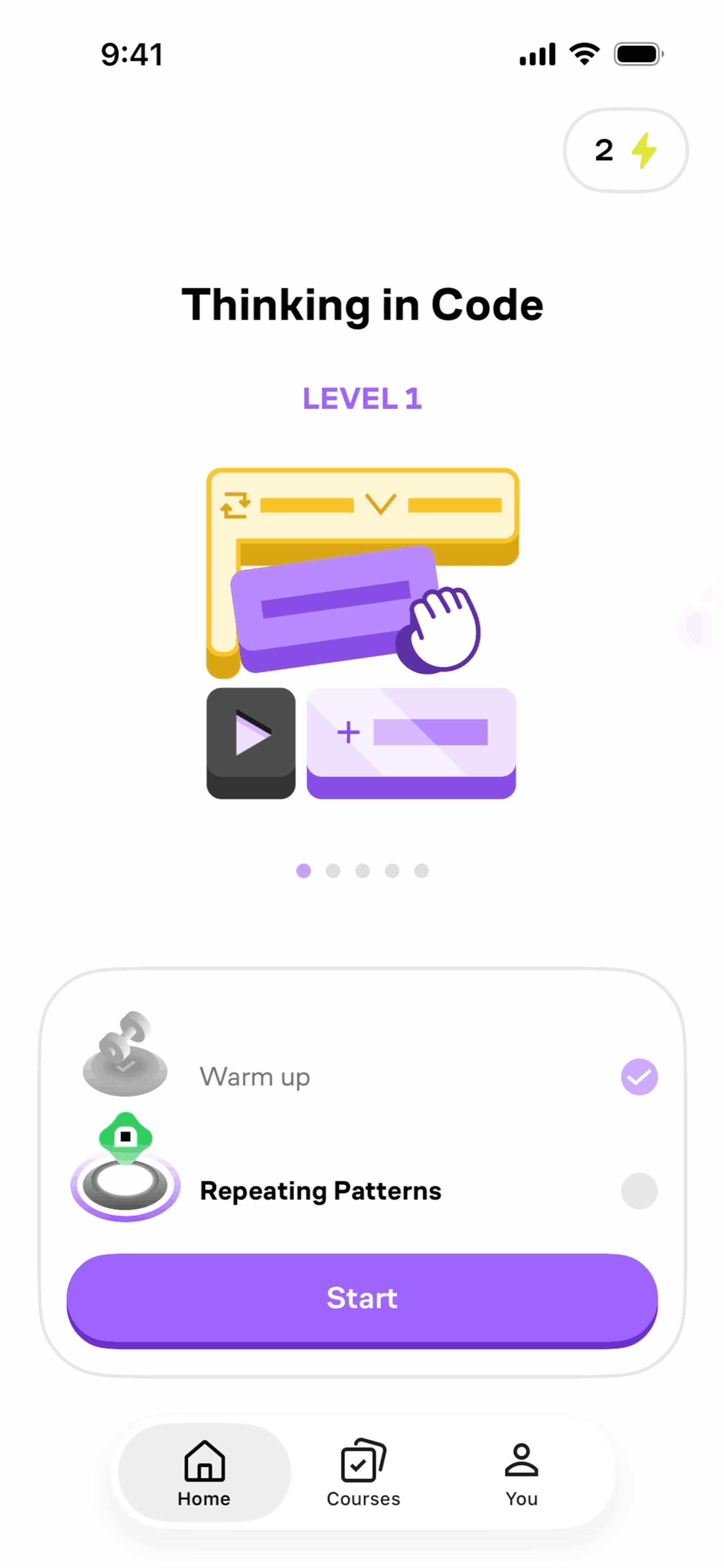 Brilliant iOS Education interface screenshot 16