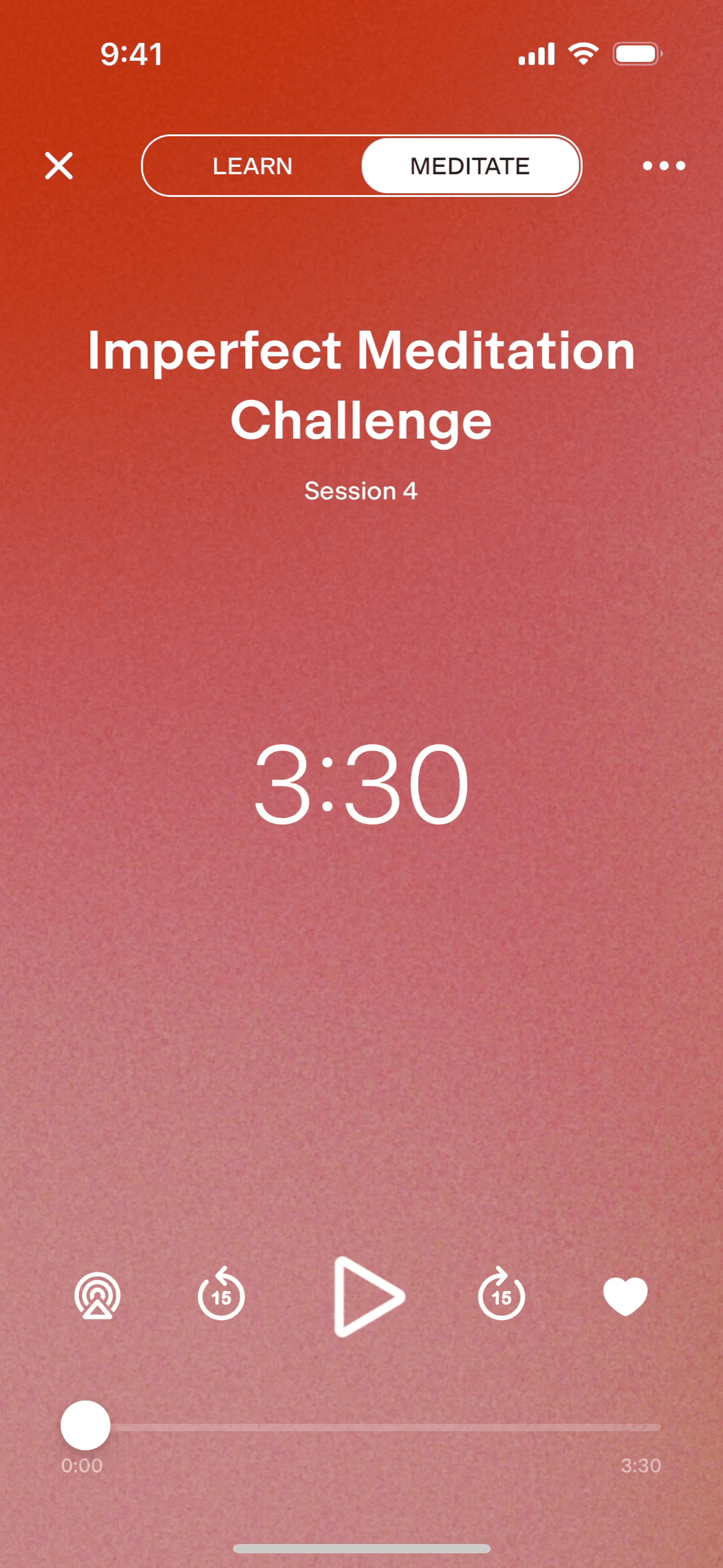 Ten Percent Happier iOS Health & Fitness interface screenshot 22