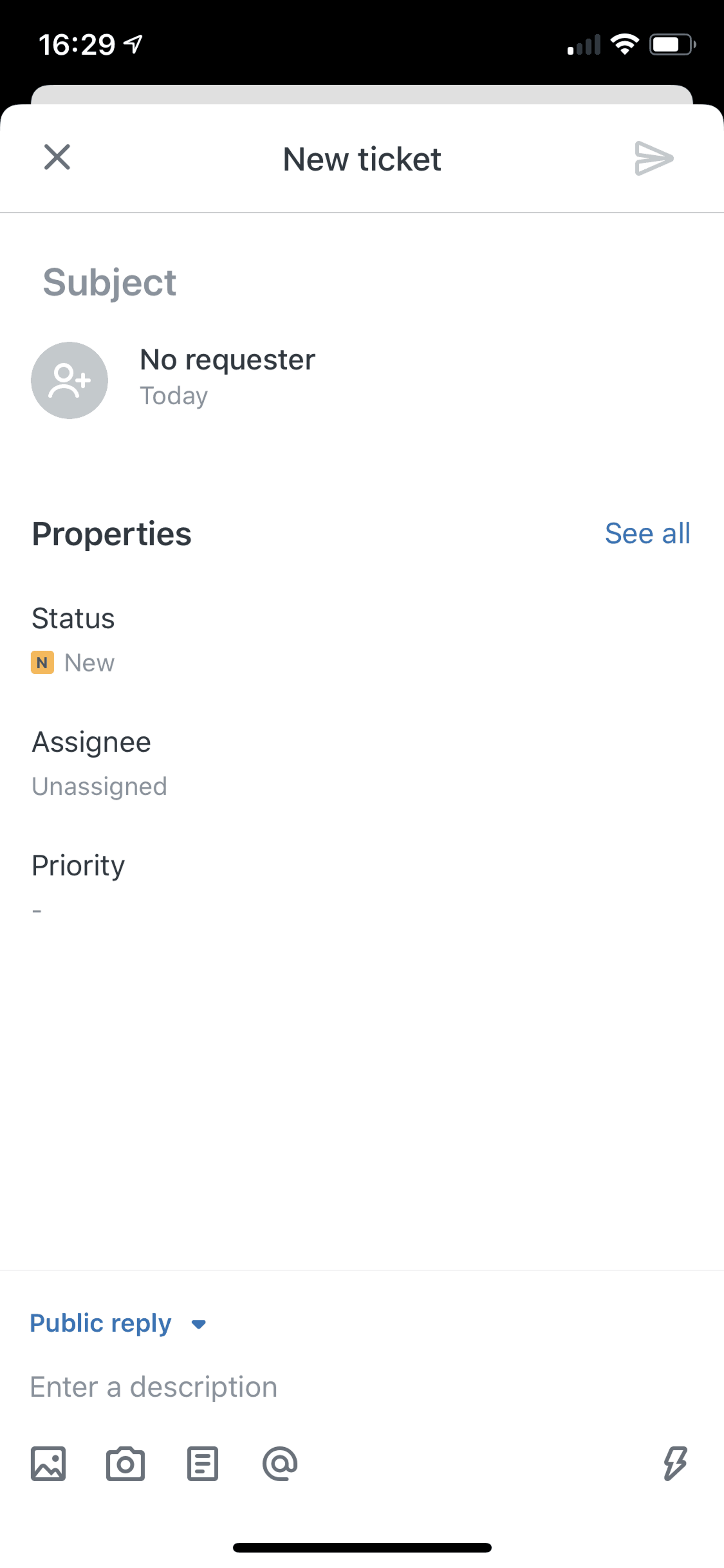 Zendesk Support iOS Business interface screenshot 13