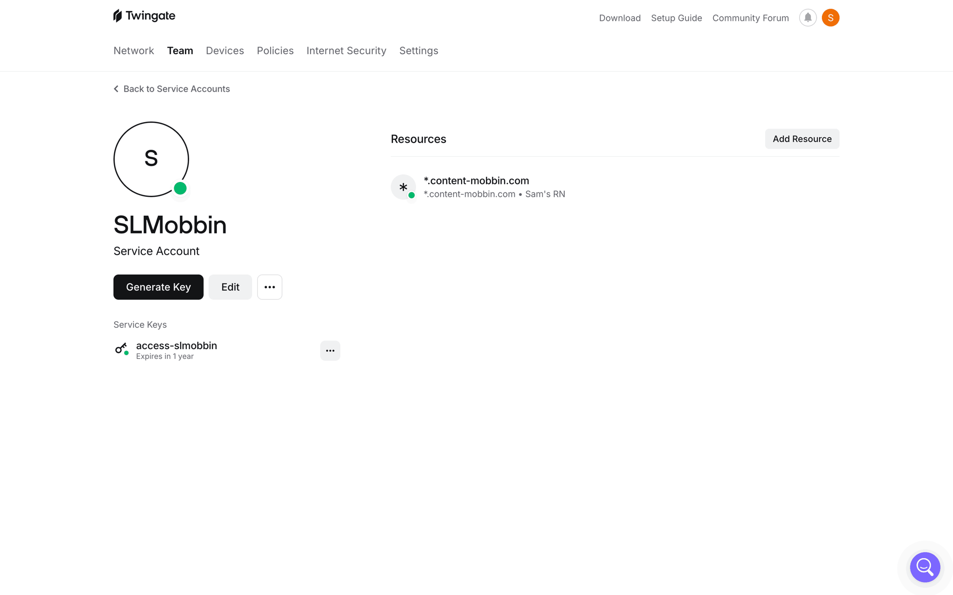 Twingate Web Developer Tools interface screenshot 21