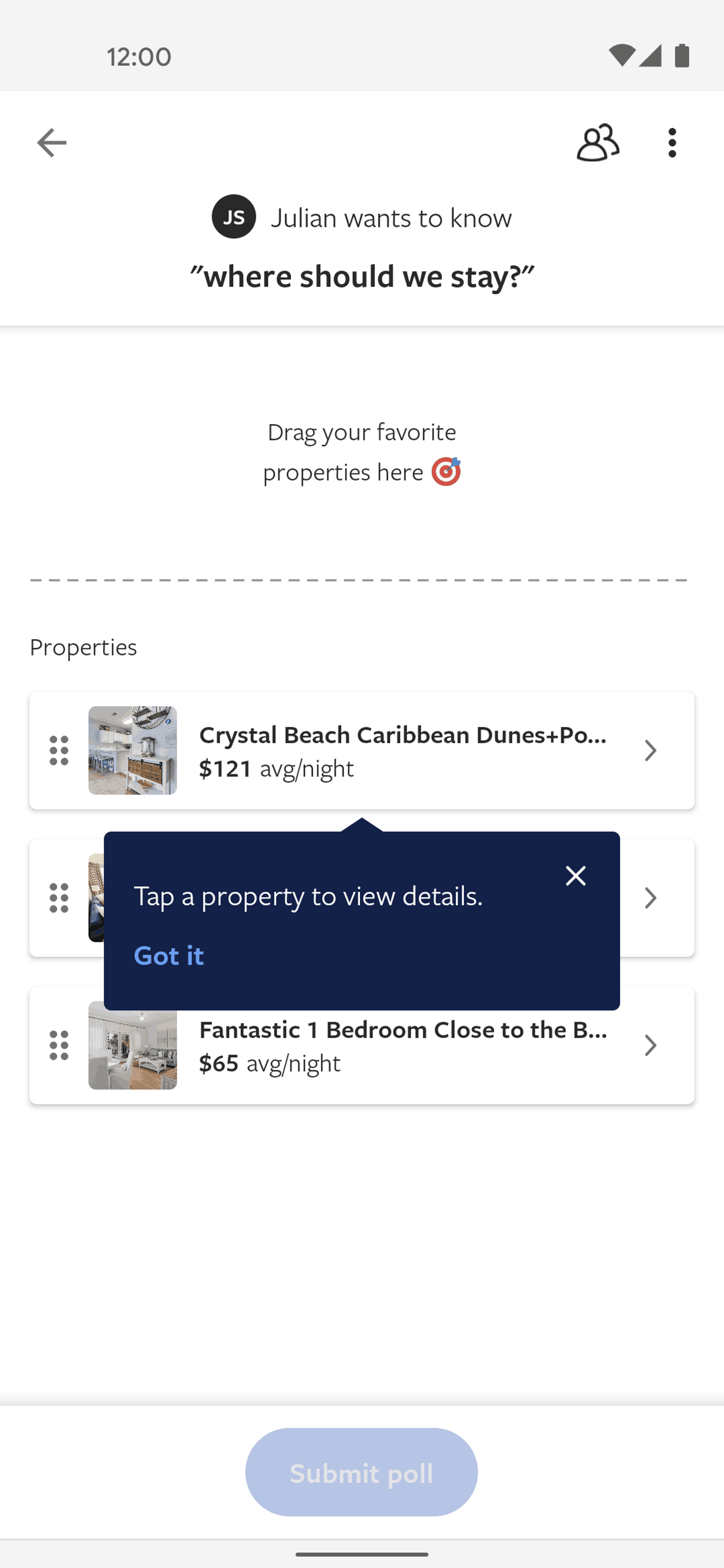 Vrbo Android Real Estate interface screenshot 3